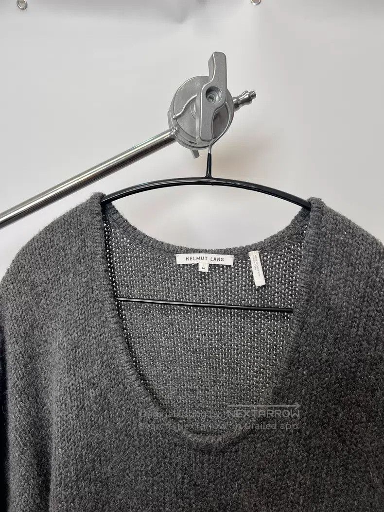 Helmut Lang Helmut Lang Alpaca Wool Blend Slant Hem Knit Sweater Size M / US 6-8 / IT 42-44 - 3 Thumbnail
