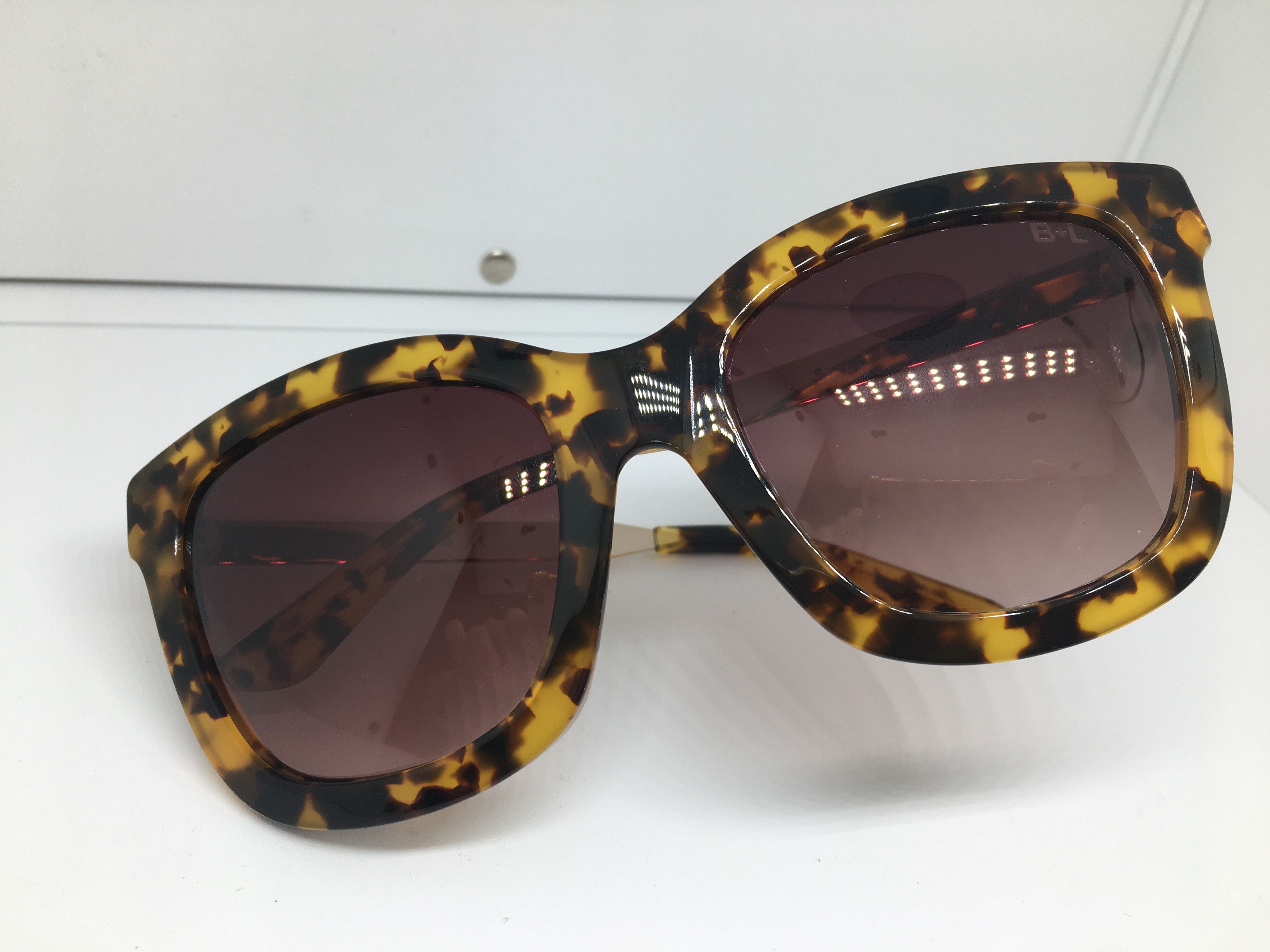 Bausch & Lomb BAUSCH+LOMB Tortoise Oversize Sunglasses Size ONE SIZE - 7 Thumbnail