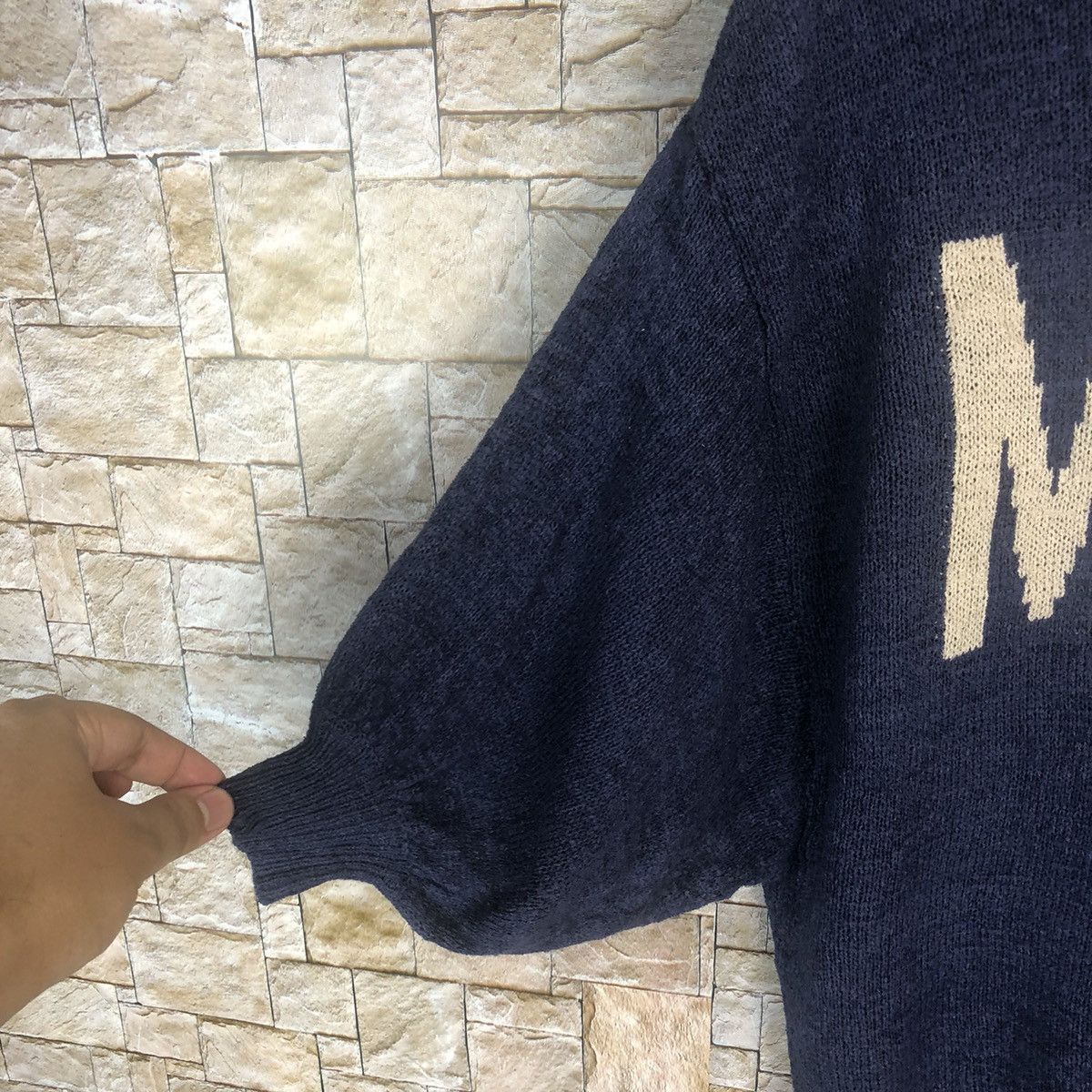 Homespun Knitwear × Japanese Brand MUSE The Shop TK Blue Knitwear #A21 Size M / US 6-8 / IT 42-44 - 7 Thumbnail