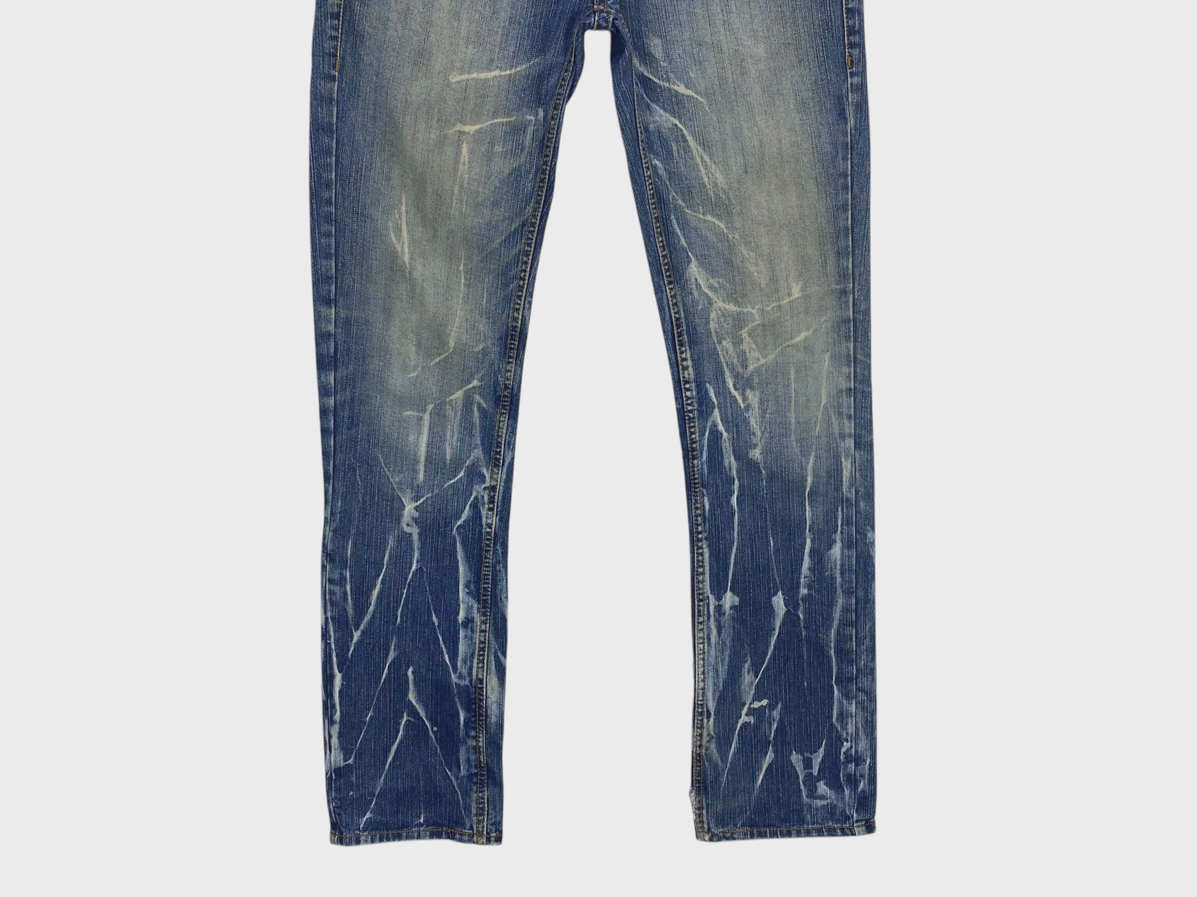 Other Acid Wash Denim Jeans Beads Stud Embellished Pants Size US 31 - 4 Thumbnail