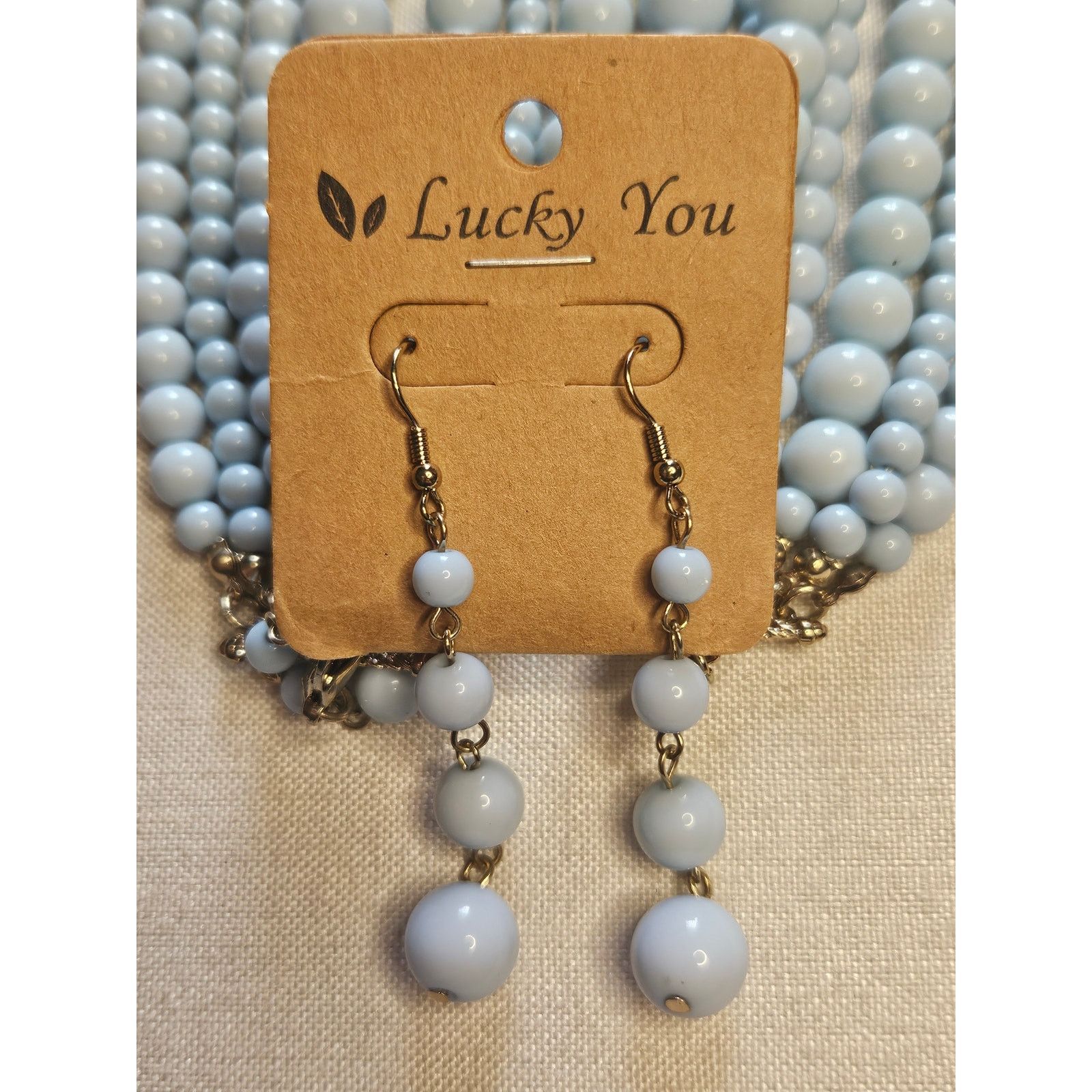 Other NWT - Multilayer Beaded Necklace/Earring Set Size ONE SIZE - 2 Thumbnail