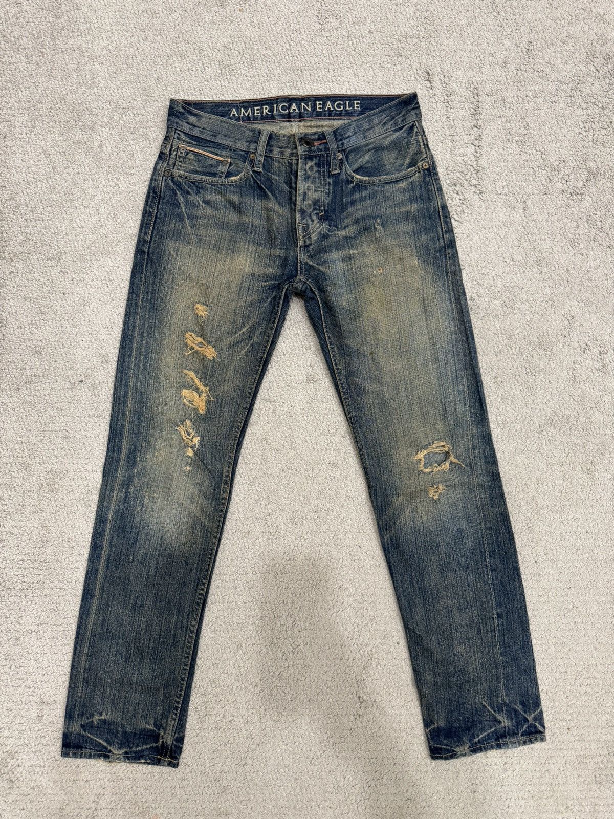Rusty American Eagle Selvedge Denim Jeans (23-001)