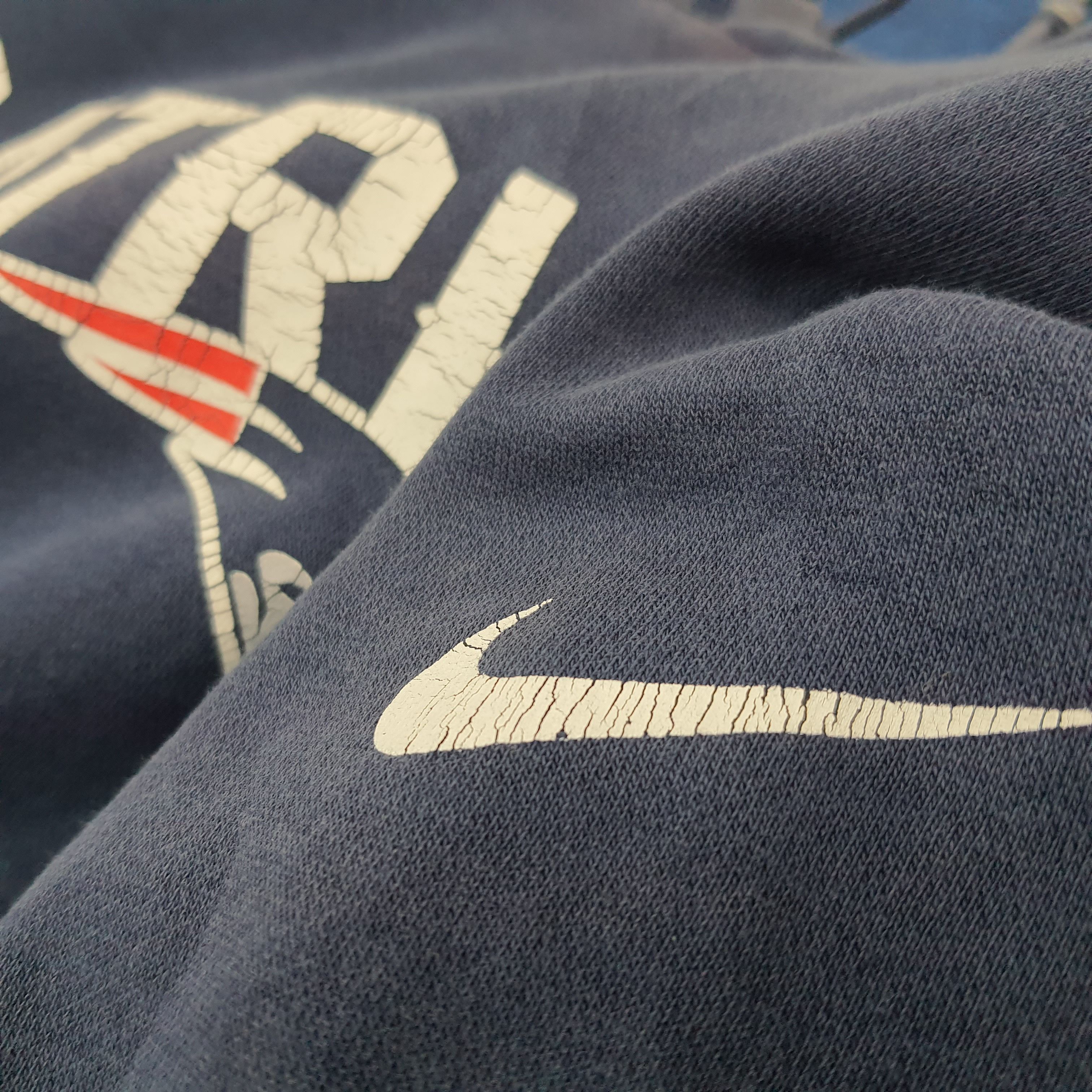 Nike × Vintage Vintage Nike Patriots USA Sports Hoodie C215N25 Size US XXL / EU 58 / 5 - 5 Thumbnail