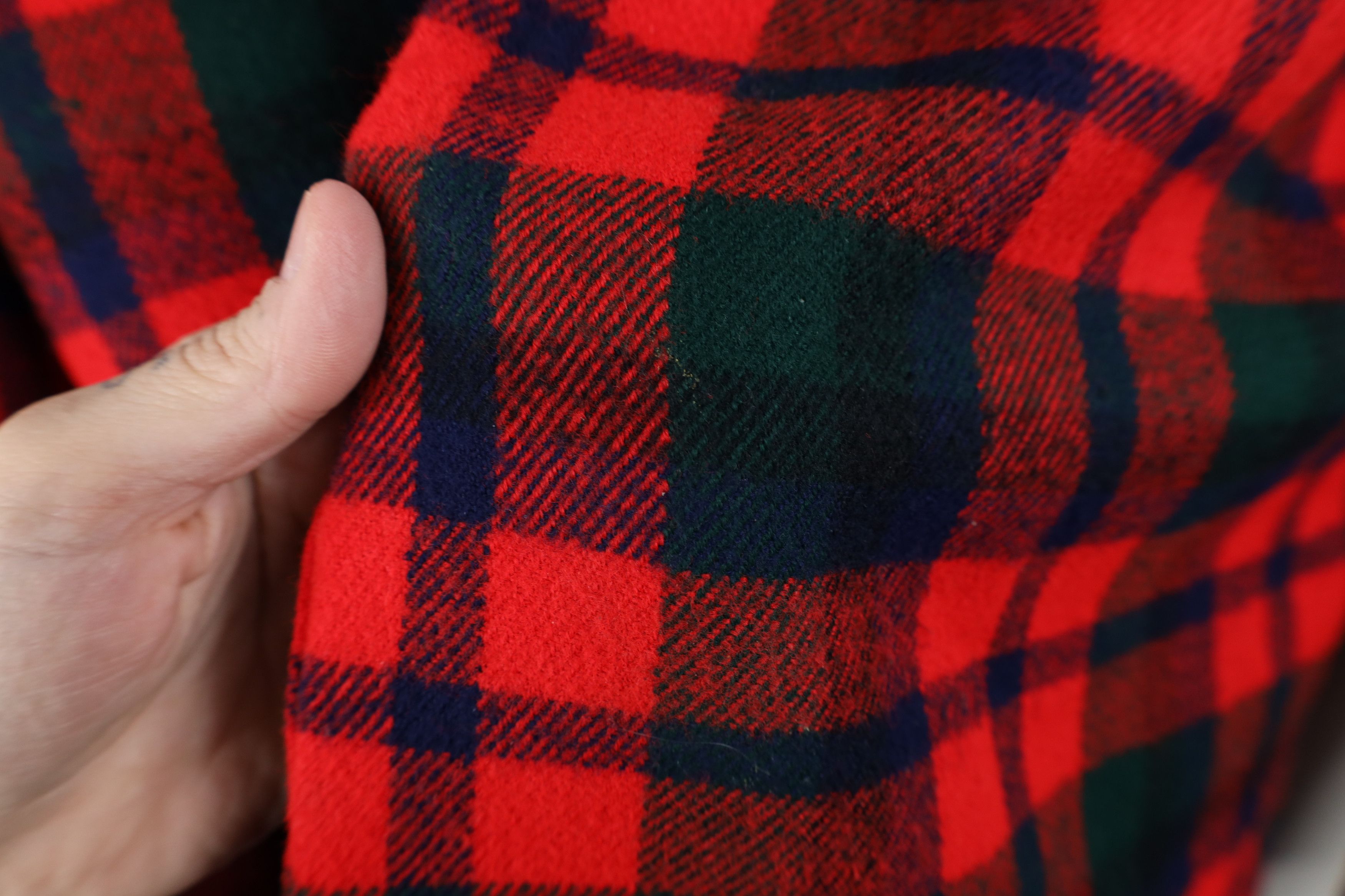 Vintage Vintage 70s Streetwear Collared Board Button Shirt Plaid Size US XL / EU 56 / 4 - 5 Thumbnail