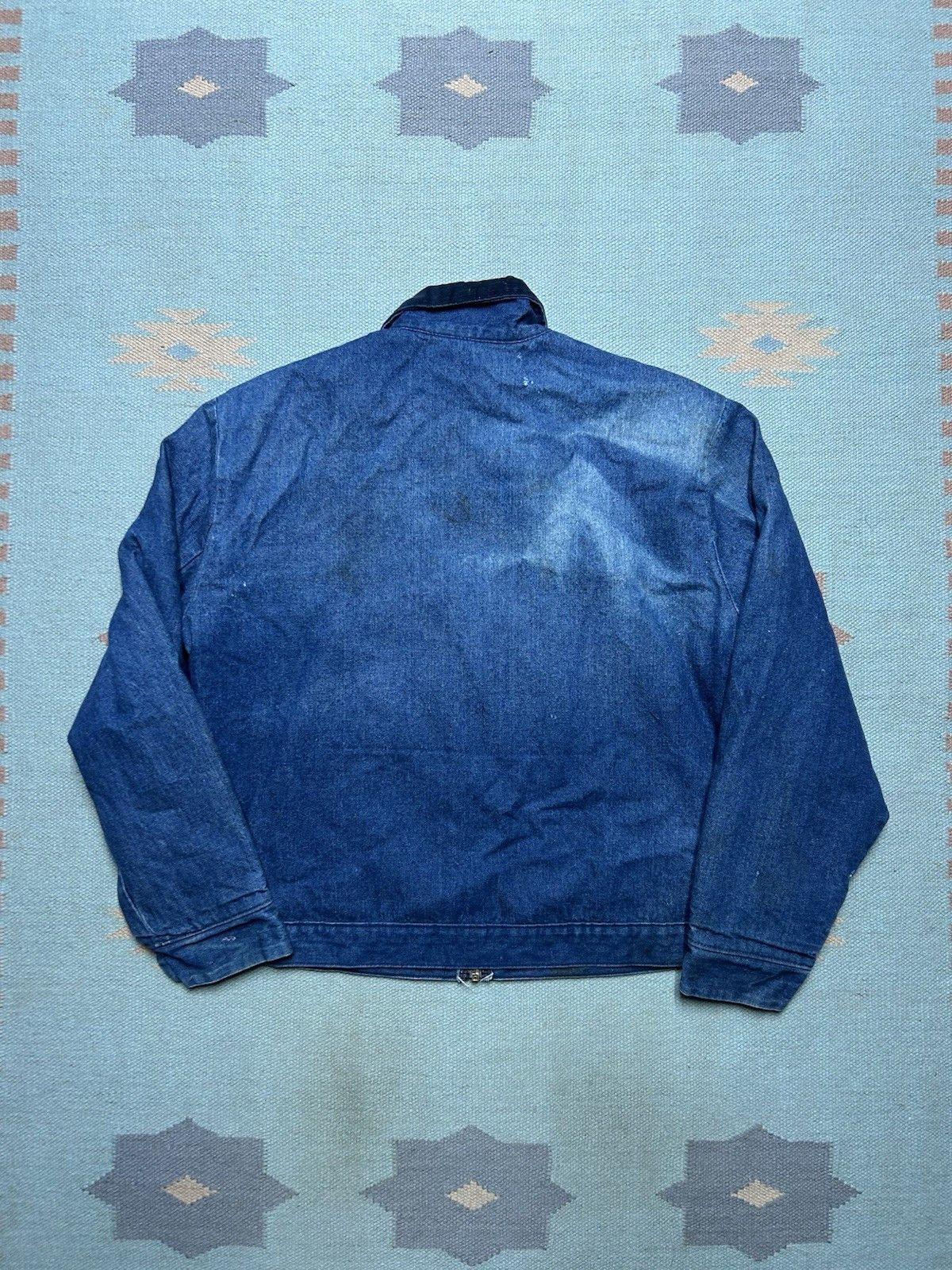 Vintage wrangler Big Ben denim jacket slash pocket distressed 44 L Size US L / EU 52-54 / 3 - 7 Thumbnail