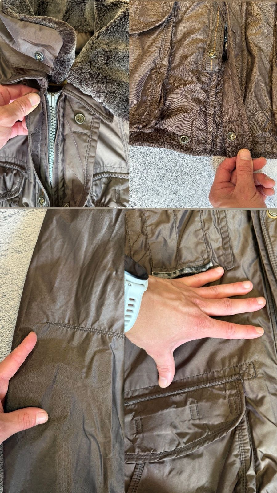 Parajumpers Parajumpers Masterpiece Jacket Fur Collar Removable Liner XL Size US XL / EU 56 / 4 - 23 Thumbnail