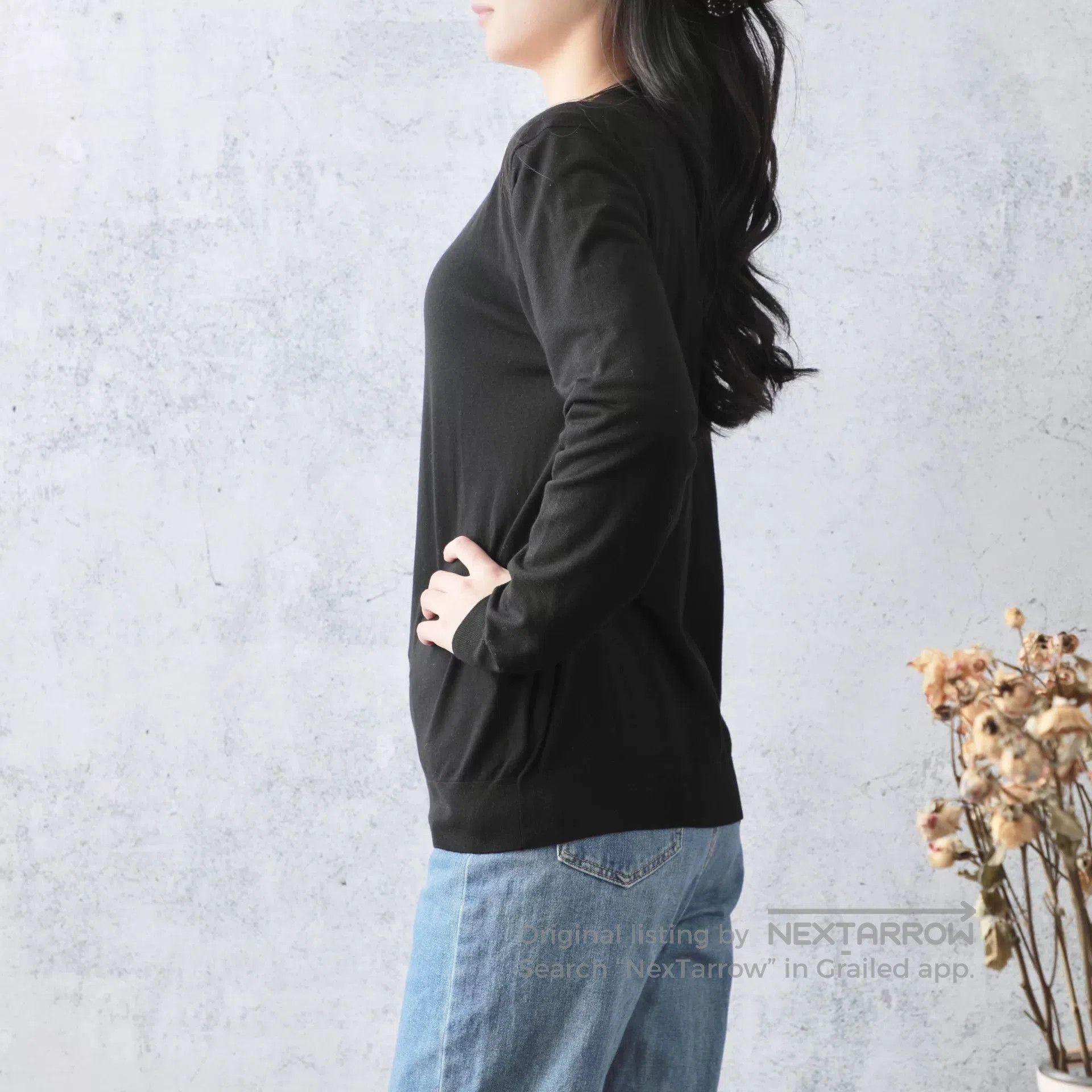 Prada Prada Black Crew Neck Wool Knit Top. Size XXL / US 16-18 / IT 52-54 - 3 Thumbnail