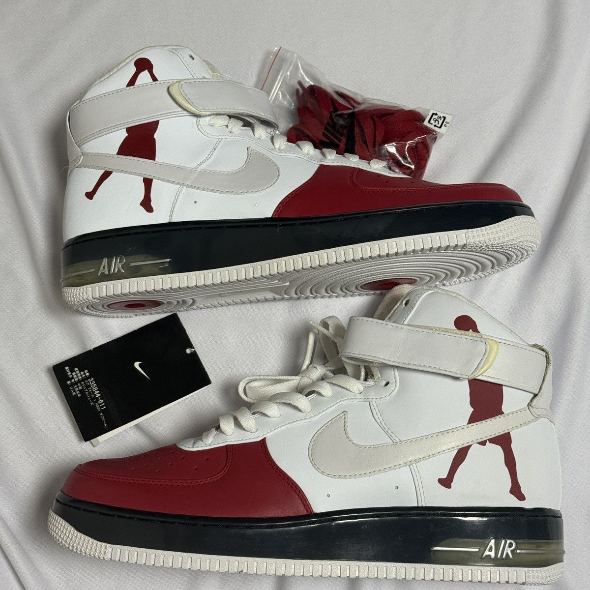 Nike 2008 nike air force 1 high supreme rasheed wallace sheed Size US 10.5 / EU 43-44 - 4 Thumbnail