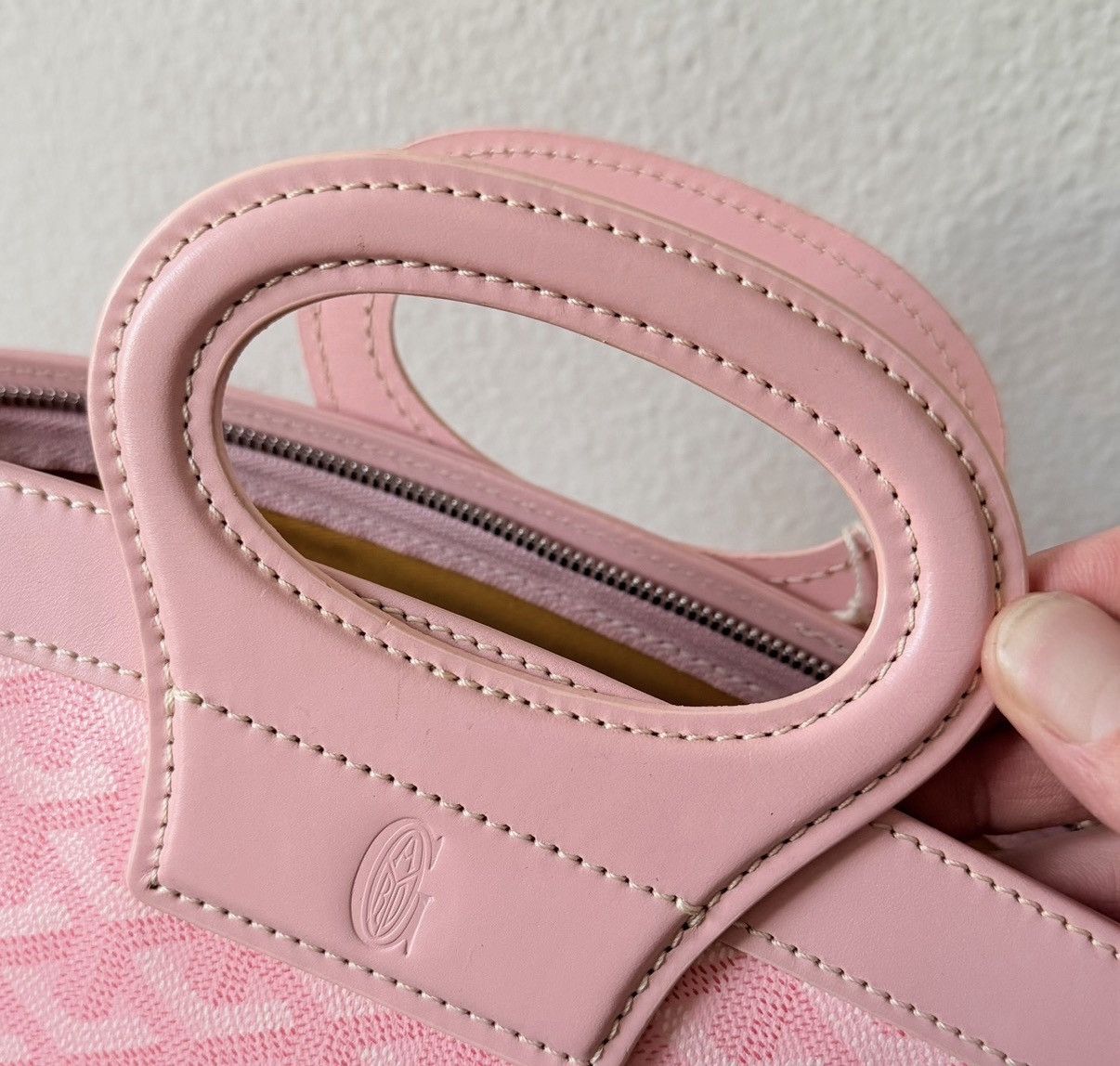 Goyard Goyard Pink Tote Bag Rare Beluga SakuraPearl 2008 Authentic Size ONE SIZE - 3 Thumbnail