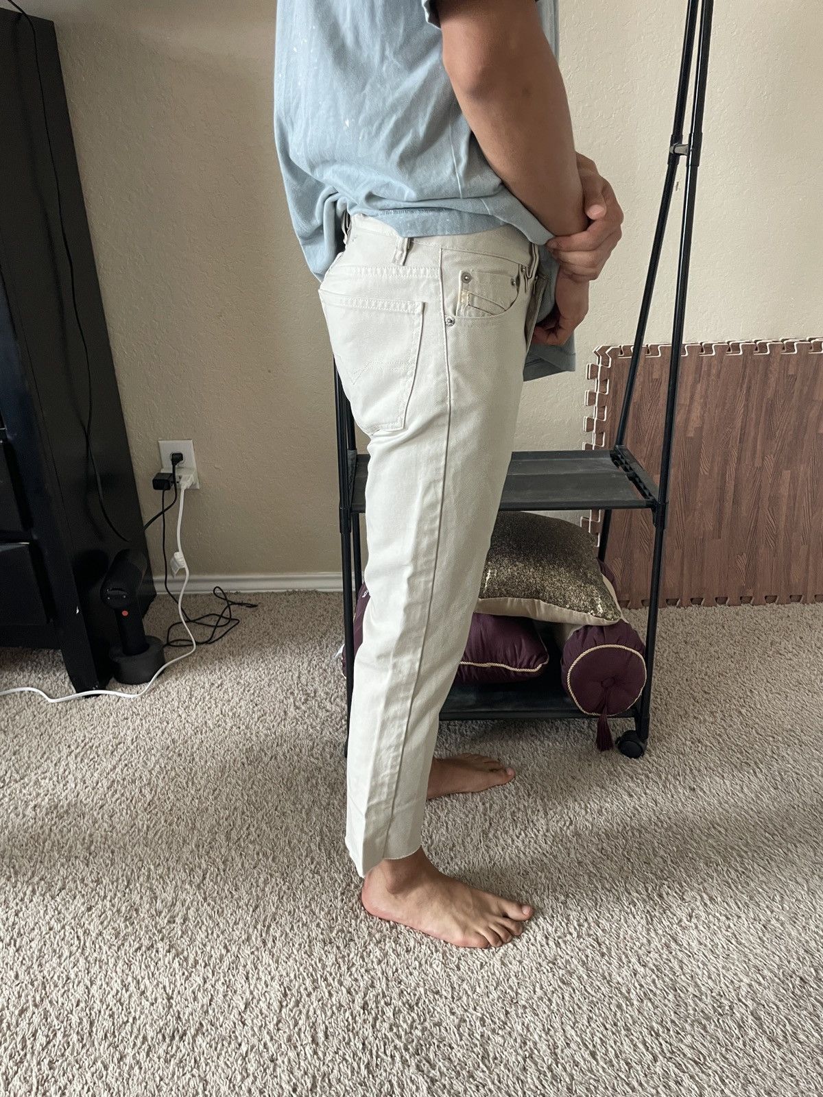 Diesel Cotton Blend Denim cropped cut offs Size US 28 / EU 44 - 6 Thumbnail