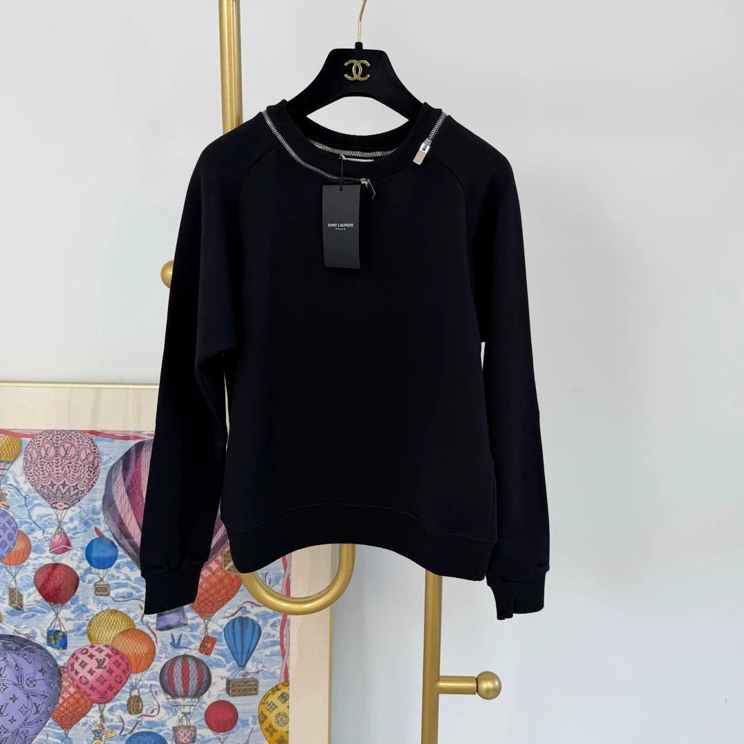 Saint Laurent Paris Saint Laurent black crewneck T-shirt S with tags Size US S / EU 44-46 / 1 - 1 Thumbnail