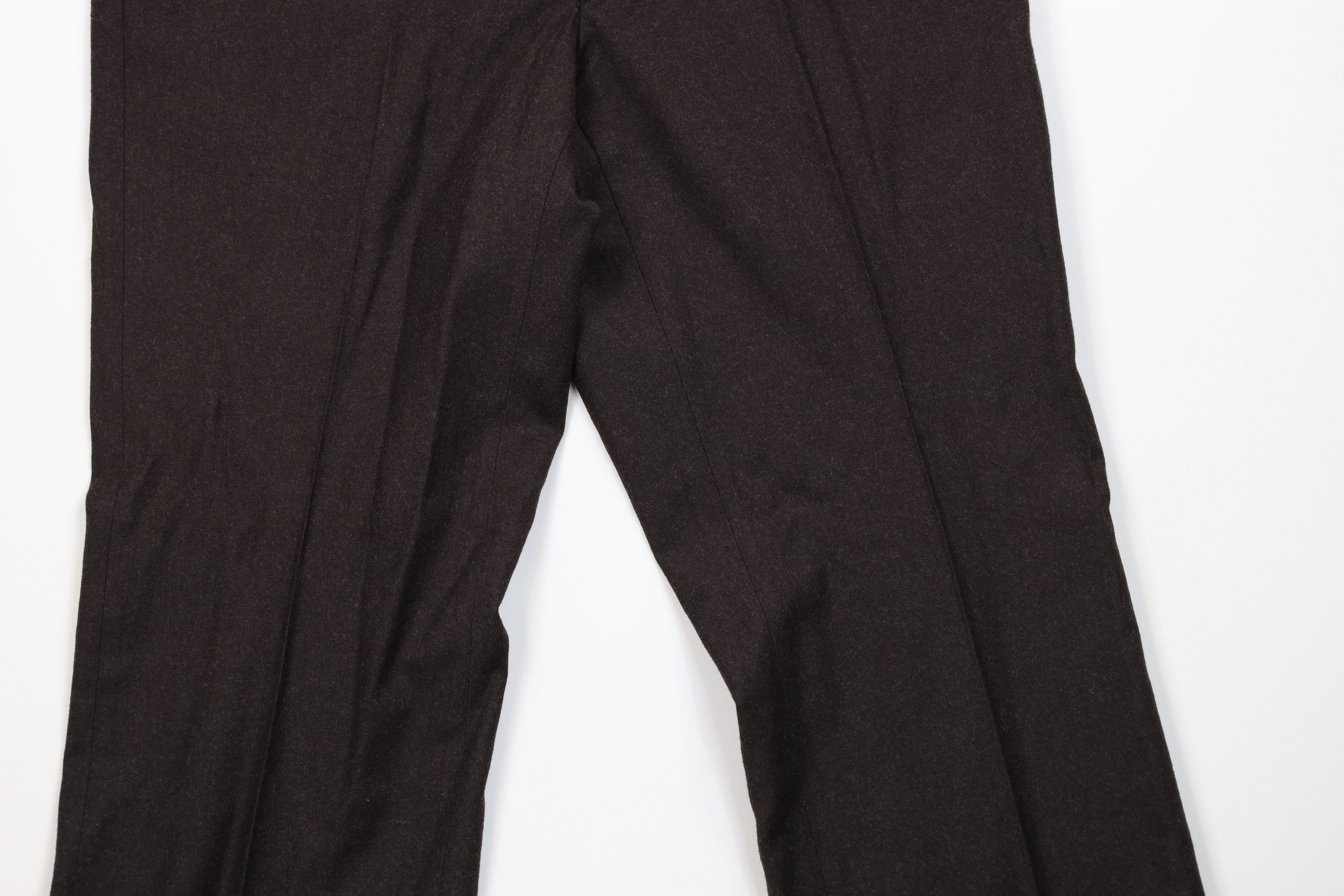 Vintage Vintage 60s Streetwear Flared Wide Leg Chino Pants Brown USA Size US 36 / EU 52 - 3 Thumbnail