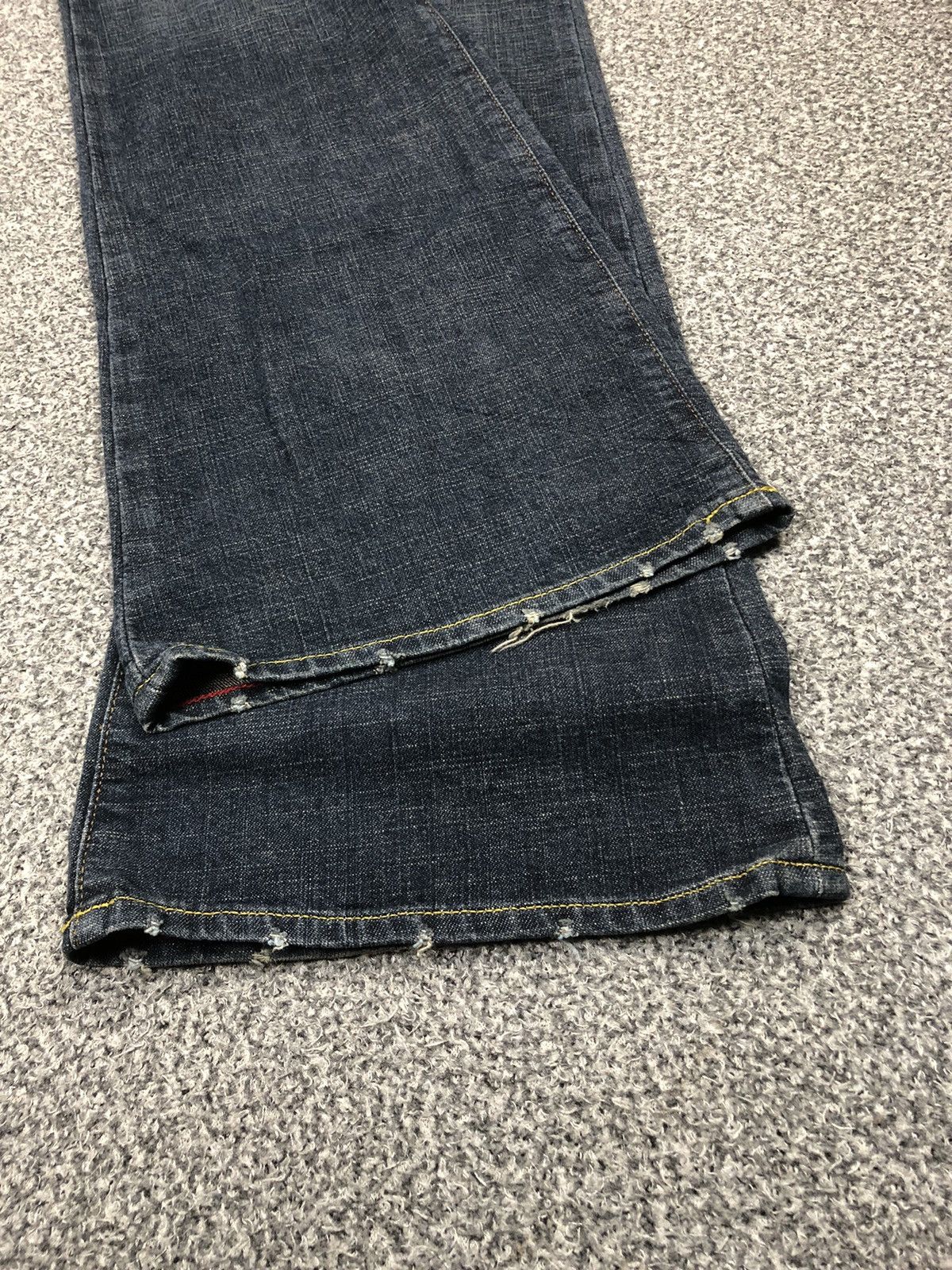 Japanese Brand × Vintage × Von Dutch Vintage Kustommade Von Dutch Flare Jeans Size 30" / US 8 / IT 44 - 12 Thumbnail
