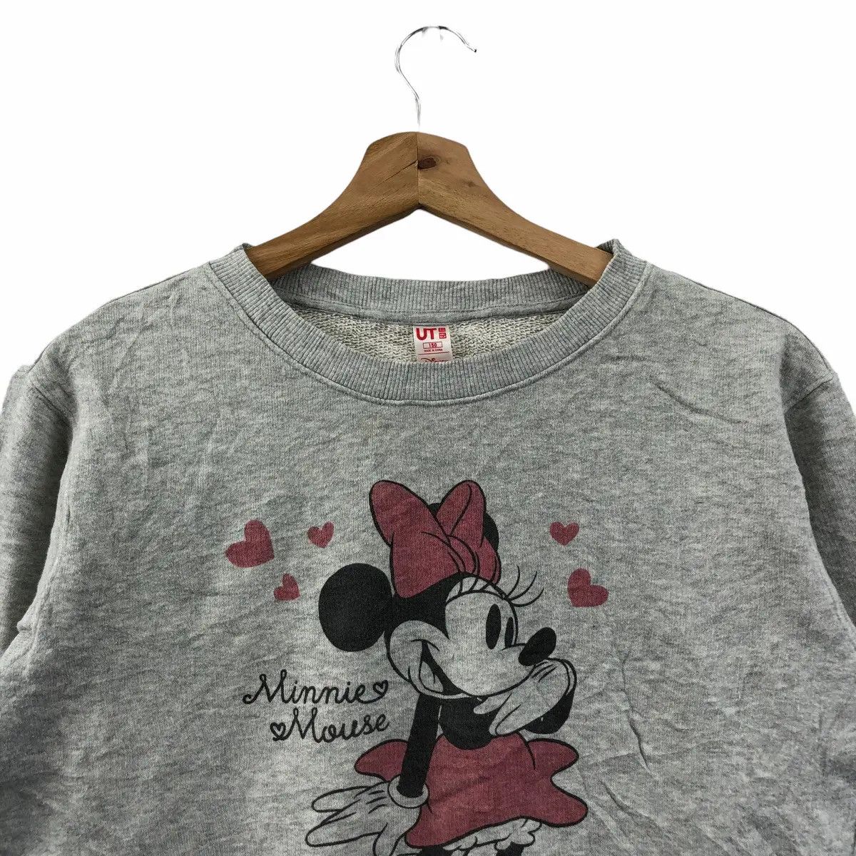 Disney × Uniqlo Vtg 90’ MINNIE MOUSE CARTOON Sweatshirt Pullover Jumper Size S / US 4 / IT 40 - 3 Thumbnail