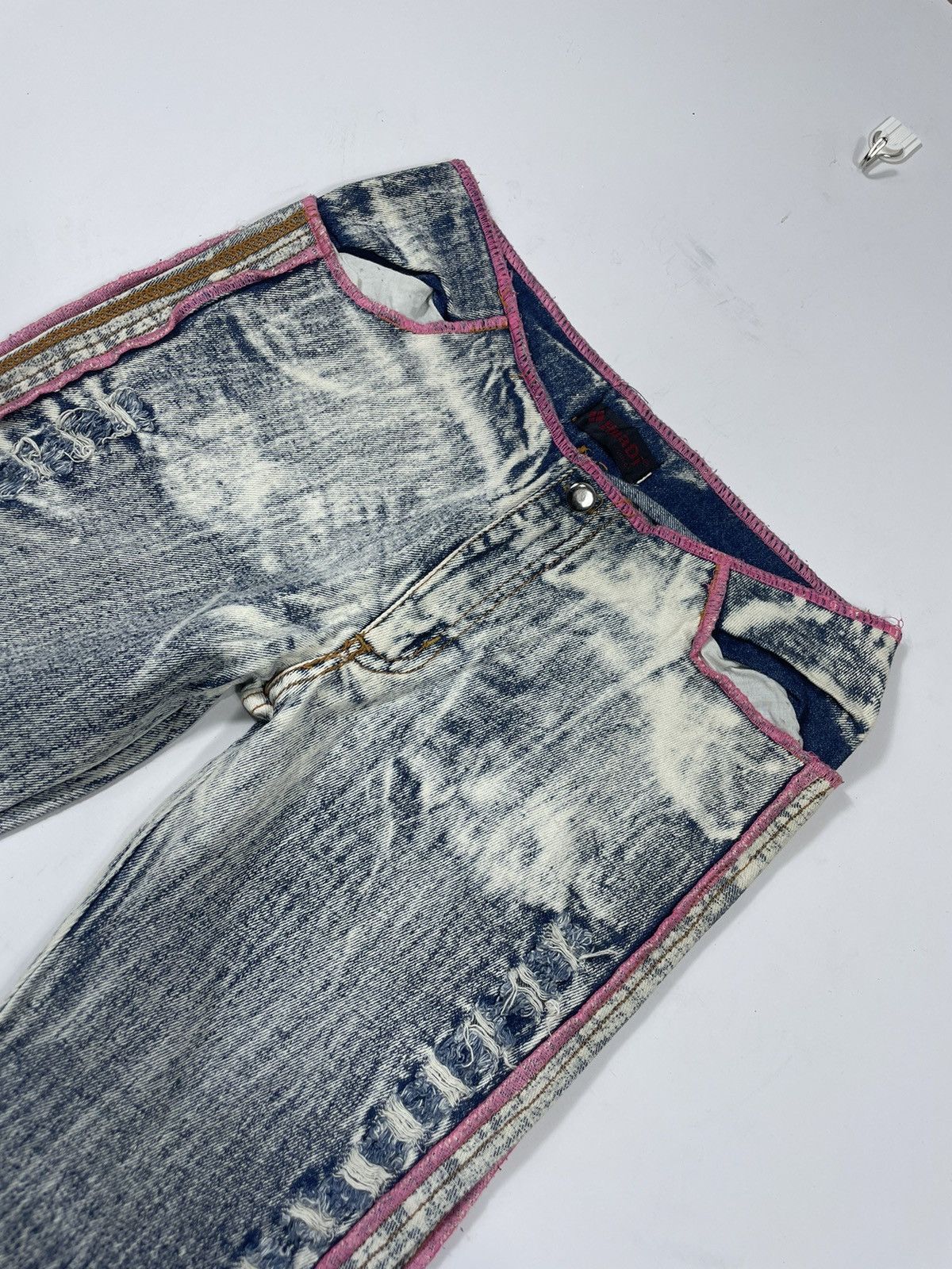 Other Huadi Super Flare acid wash Denim ifsixlgb style Size US 29 - 2 Thumbnail