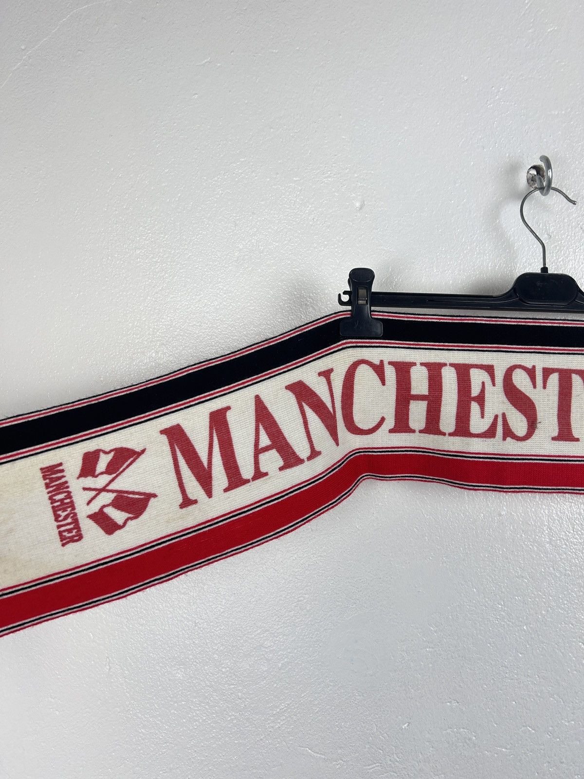 Vintage 80s Vintage Manchester United Soccer Football Fanwear Scarf Size ONE SIZE - 3 Thumbnail
