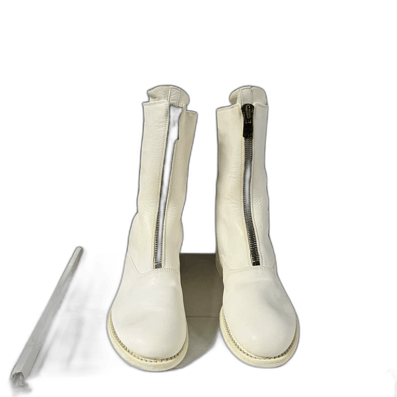 Guidi Guidi White 310 Short Boots Size 36/37.5 Size US 5.5 / EU 38 - 1 Thumbnail