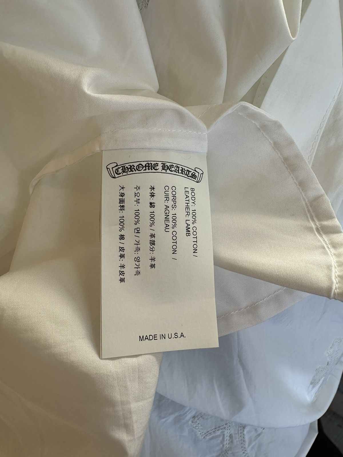 Chrome Hearts CHROME HEARTS SLIK FLOODED BUTTON UP Size US M / EU 48-50 / 2 - 6 Thumbnail