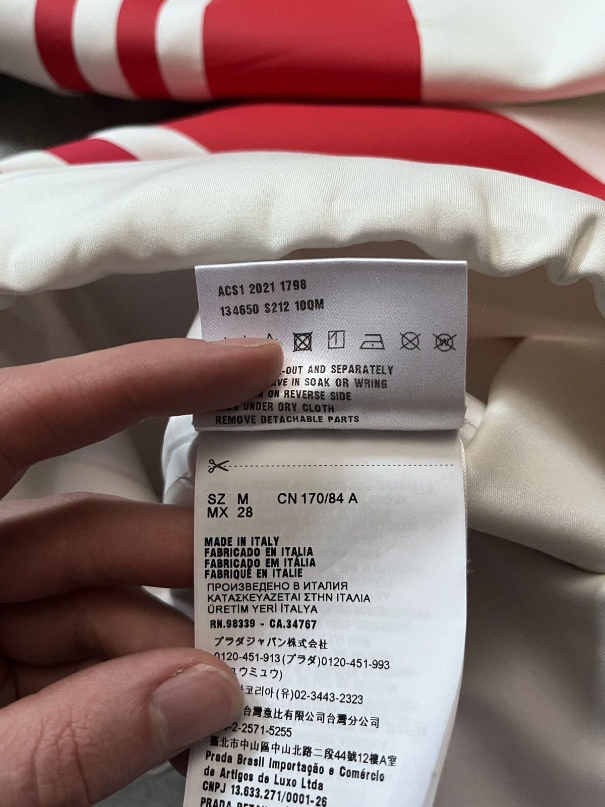 Prada Prada 2021 Ski sweatshirt white red very rare Size US M / EU 48-50 / 2 - 21 Thumbnail