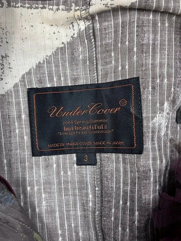 Undercover UNDERCOVER 05 SS but beautiful ll period crack stamen coat Size US L / EU 52-54 / 3 - 8 Thumbnail