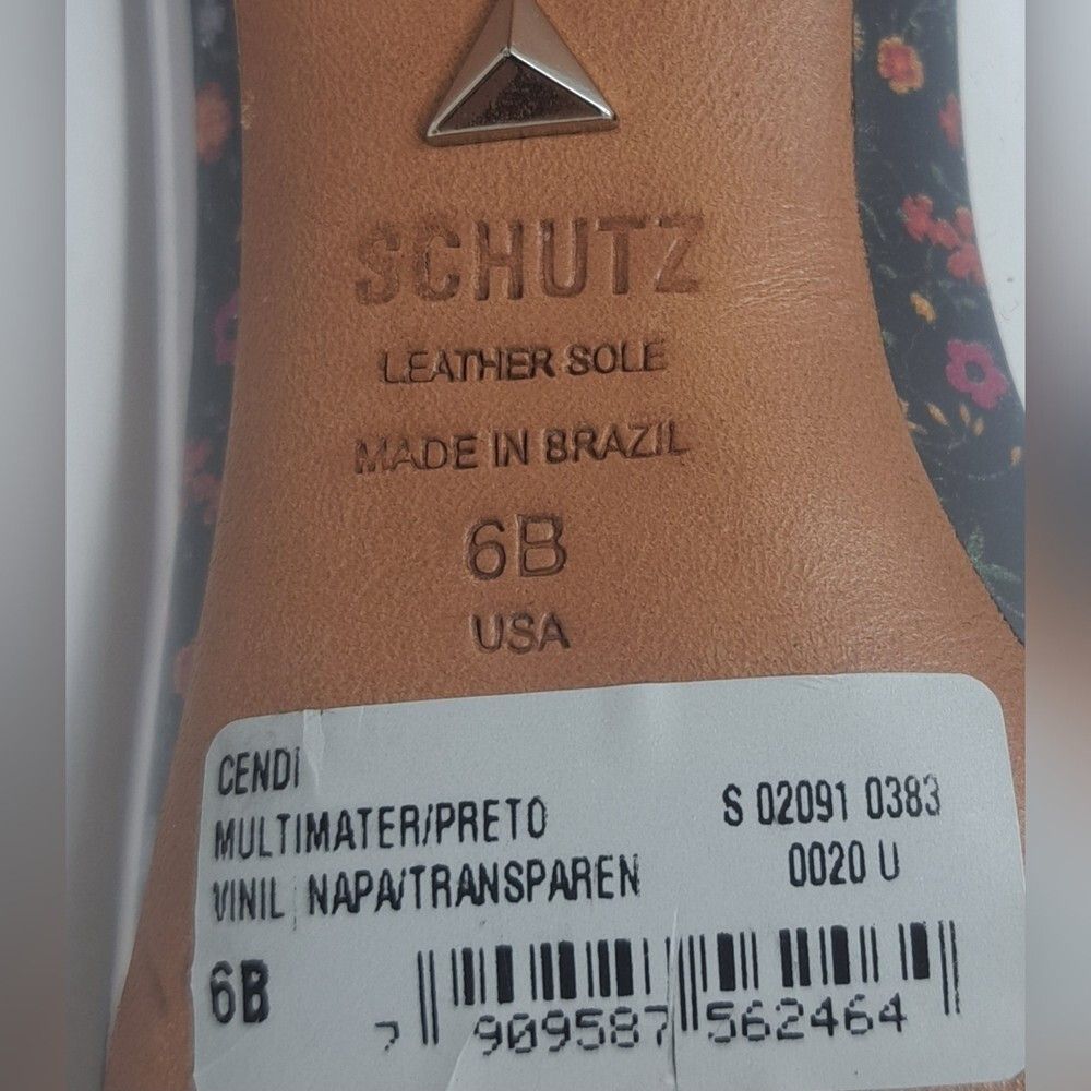 SCHUTZ NEW SCHUTZ Women's Transparent High Heels Floral Flowers Br Size US 6 / IT 36 - 7 Thumbnail