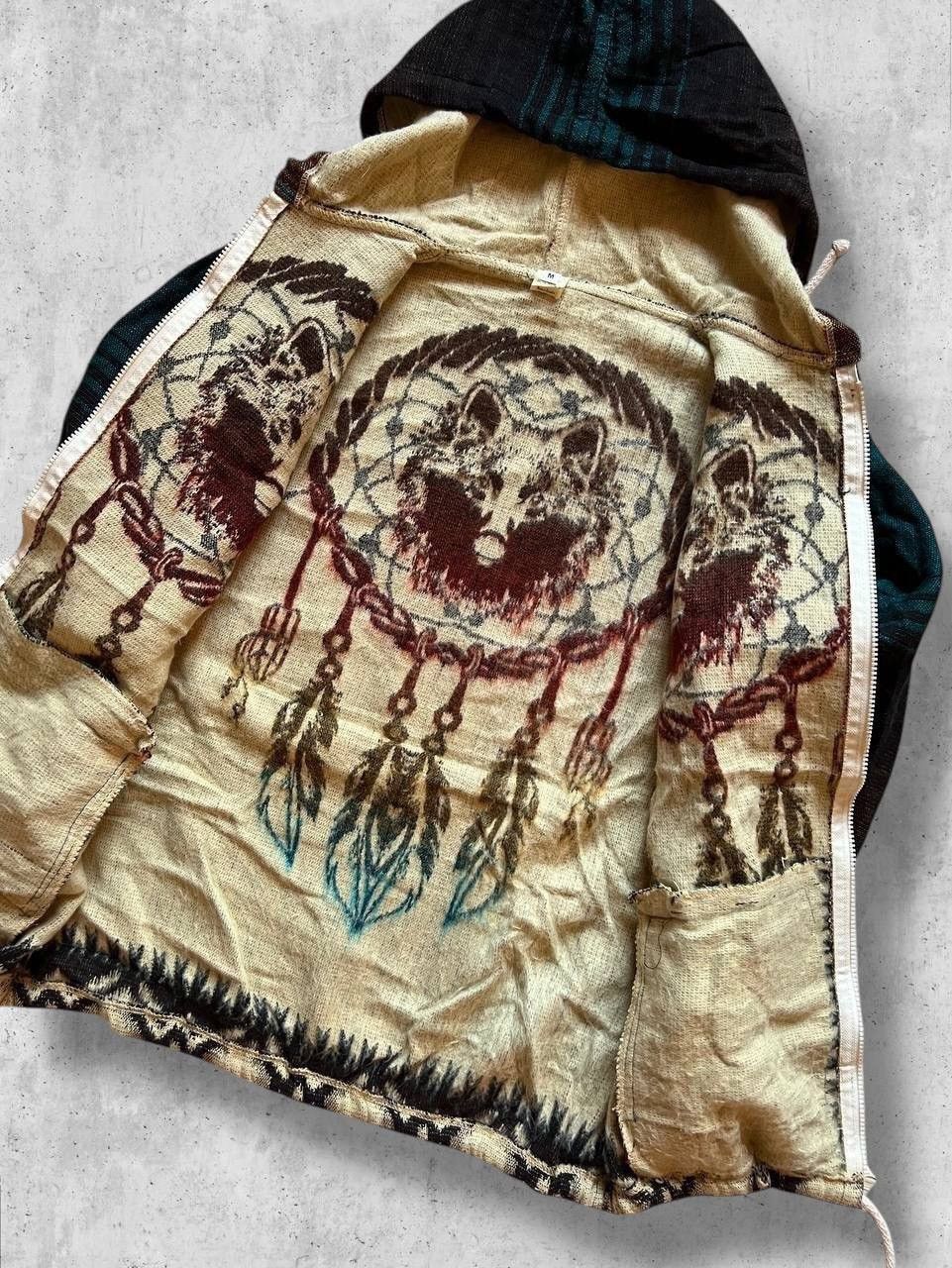 Other USA NATIVE SPIRIT WOLVES HOODIE VINTAGE ZIP hooded Size US M / EU 48-50 / 2 - 5 Thumbnail
