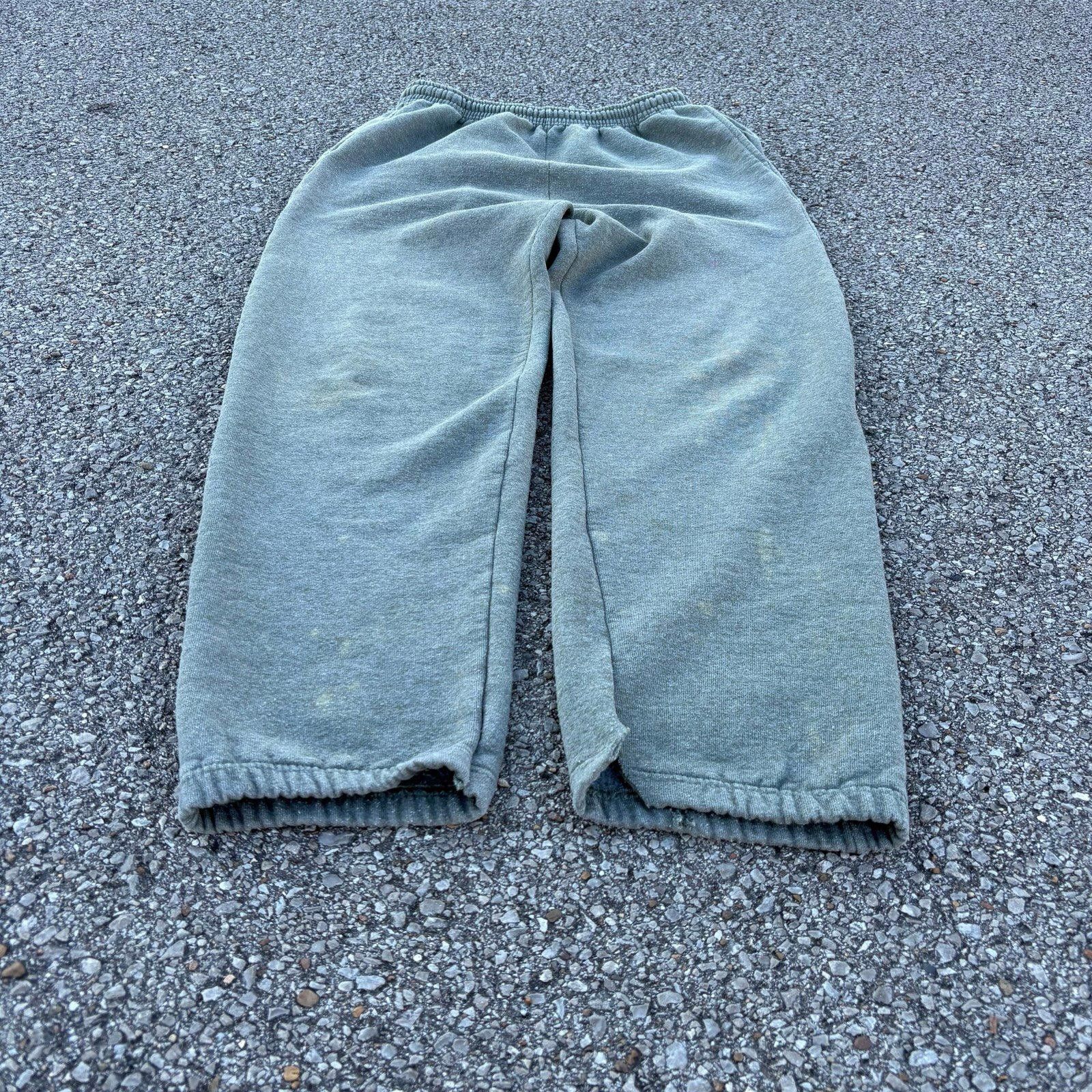 Wilson Vintage Olive Green sweatpants Size US 34 / EU 50 - 6 Thumbnail