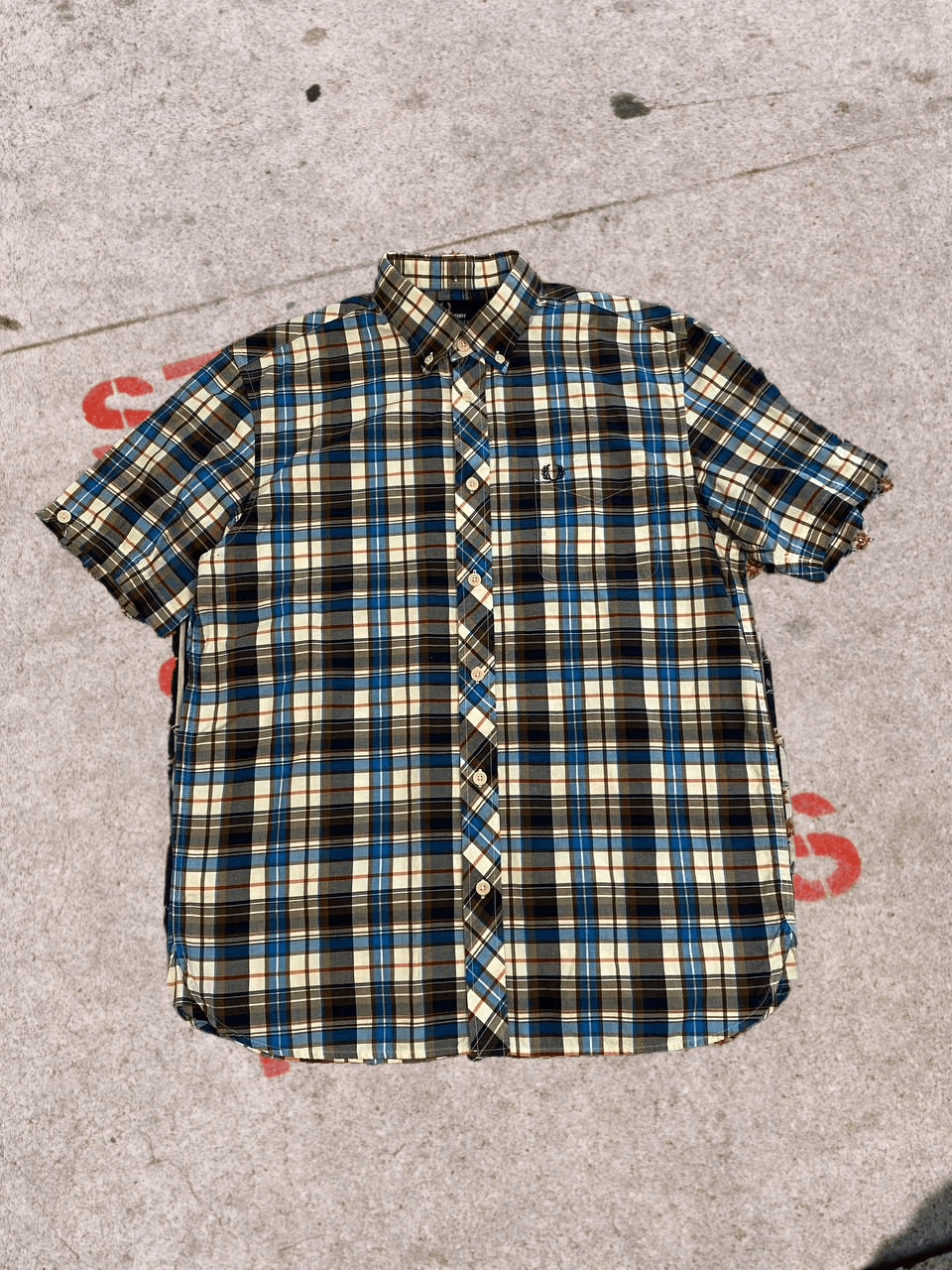 Fred Perry Fred Perry Shirt Regular Fit Multicolor Plaid Short Sleeve Size US M / EU 48-50 / 2 - 1 Thumbnail