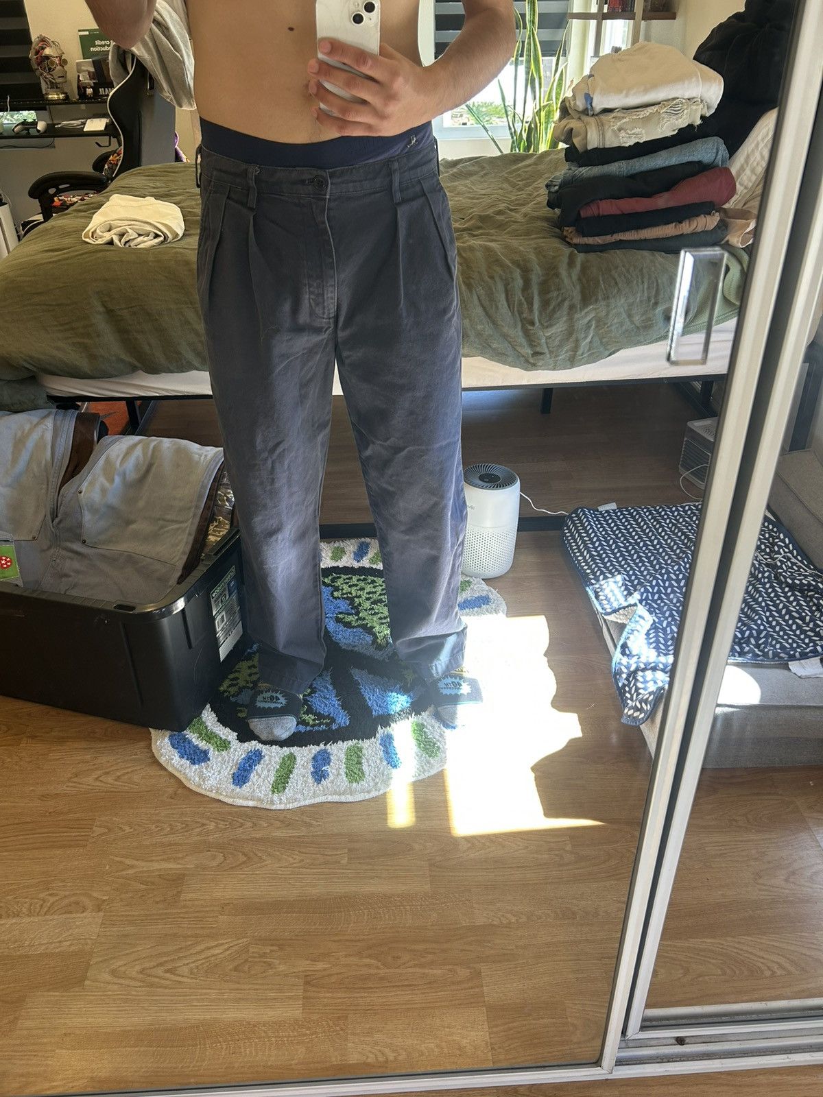 Freshjive Freshjive mens pleated pants Size US 34 / EU 50 - 6 Thumbnail