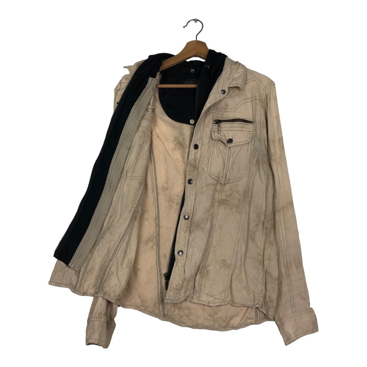 Hysteric Glamour 🔥VINTAGE BIKER JACKET IN THE ATTIC JAPAN PUNK STYLE HOODIE Size US L / EU 52-54 / 3 - 12 Thumbnail