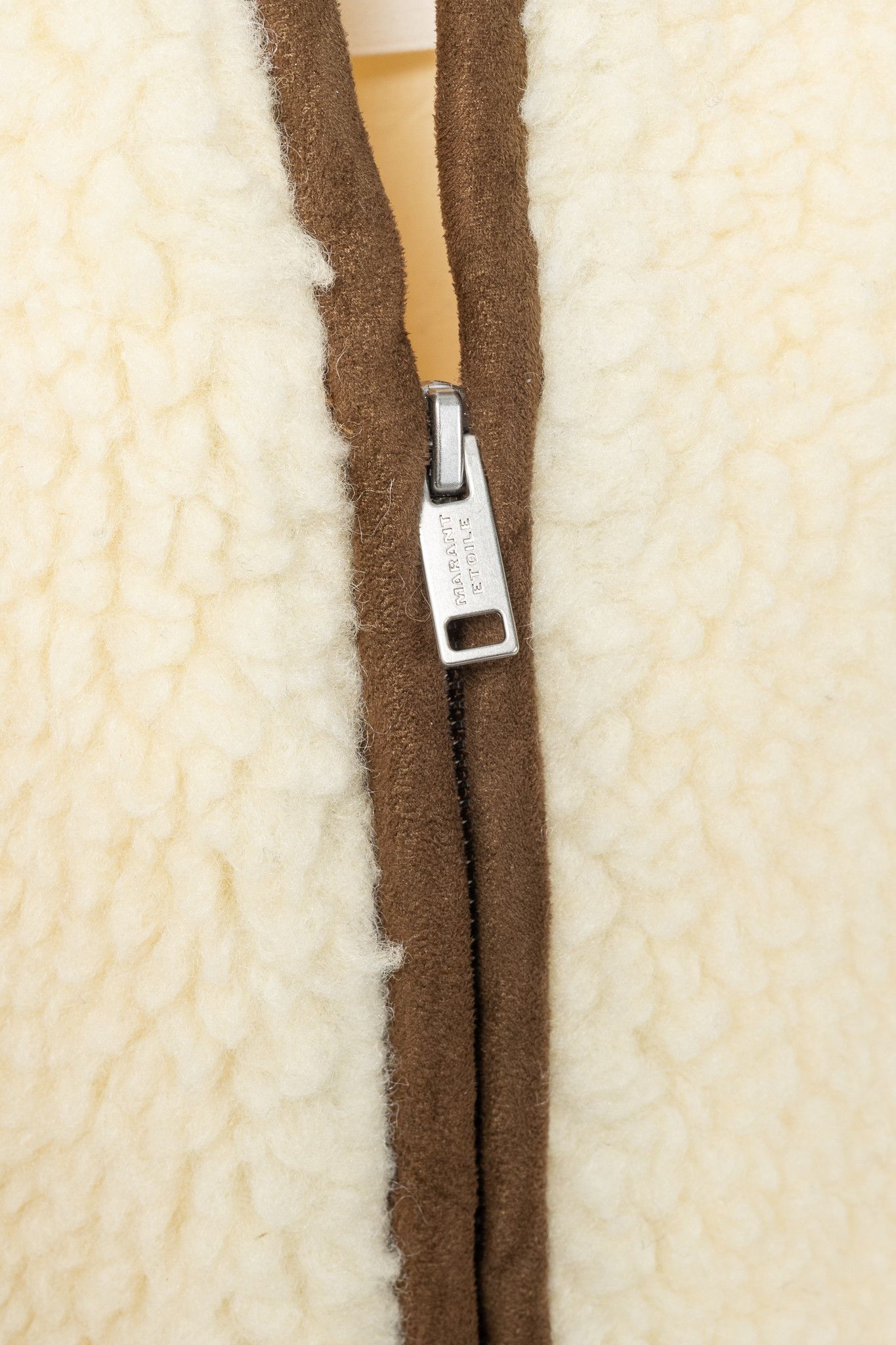 Isabel Marant Etoile Isabel Marant Etoile Maximilia Faux-Shearling Cardigan Vest Size S / US 4 / IT 40 - 7 Thumbnail