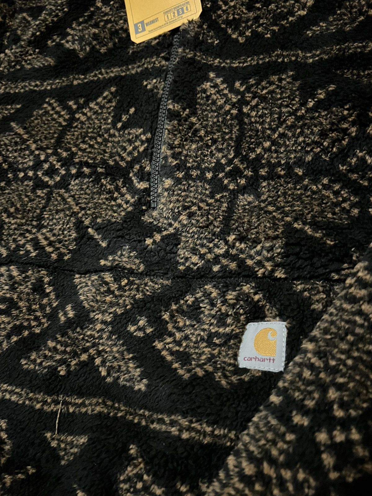 Carhartt Carhartt Aztec Snowflake Fleece Quarter Zip Pullover Sweater Size XS / US 0-2 / IT 36-38 - 2 Thumbnail