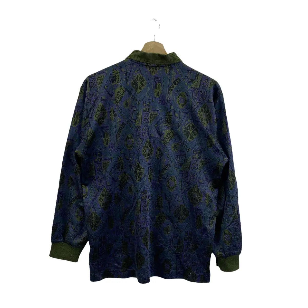 Vintage Vtg 80’ PARISIAN PASLEY ART AOP Polo Tee Shirt Top Size US L / EU 52-54 / 3 - 2 Thumbnail