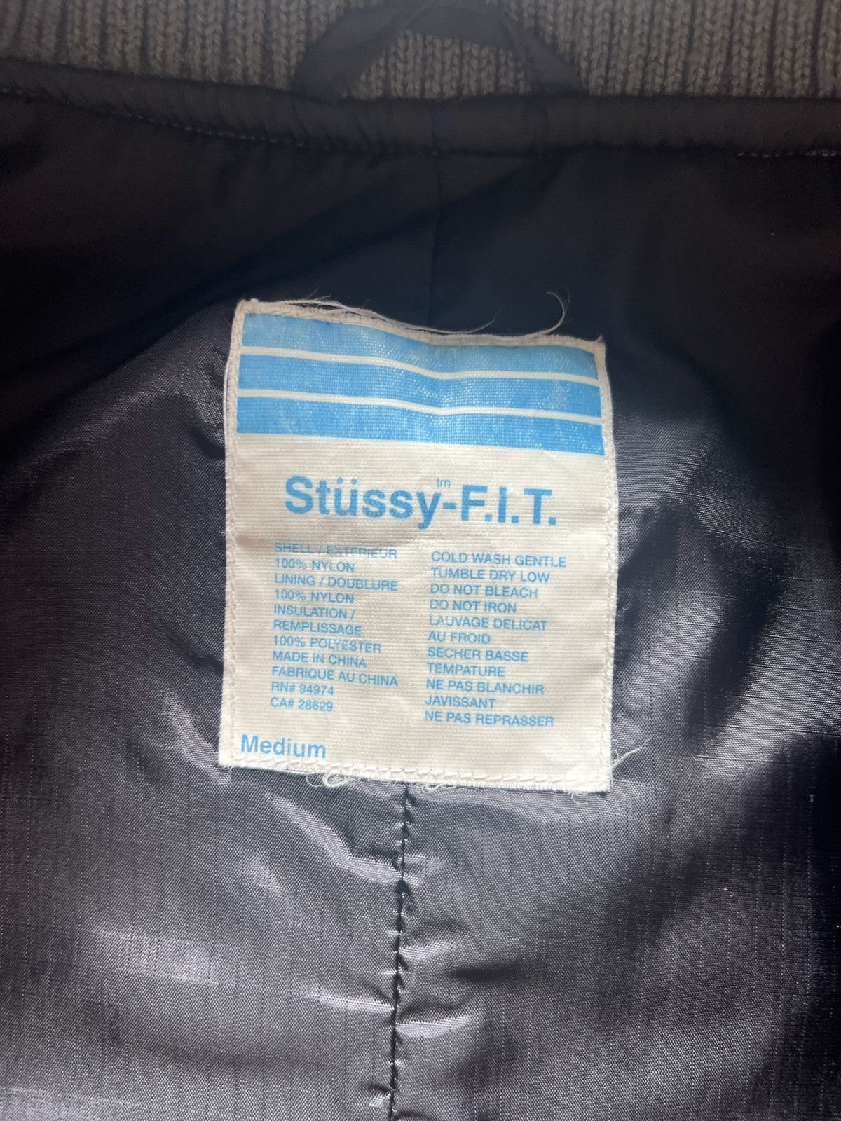 Stussy Vintage Stussy F.I.T. Monogram Jacket Size US M / EU 48-50 / 2 - 3 Thumbnail