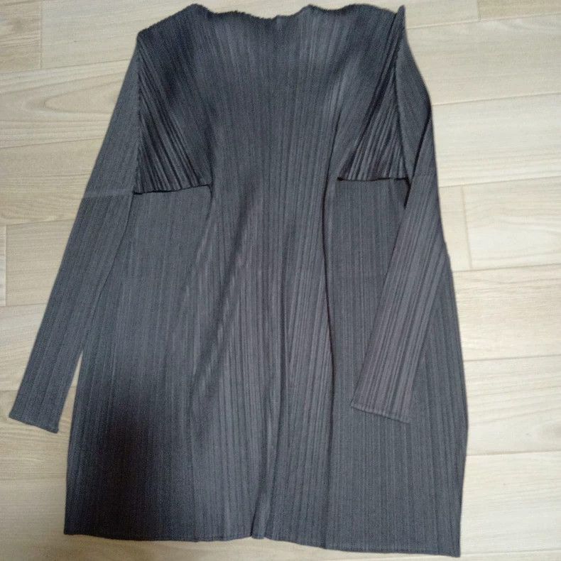 Issey Miyake issey miyake size:3 Grey pleated cardigan Size XXS / US 00 / IT 34 - 4 Thumbnail