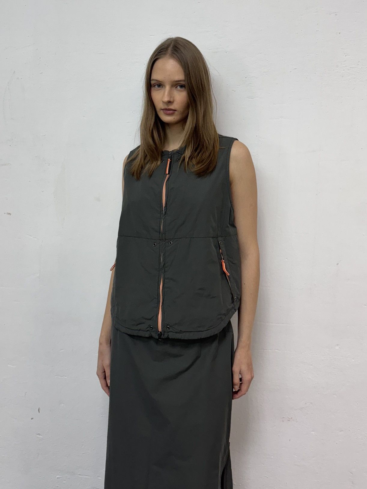 Vintage Two piece set skirt and vest Prada Style Size M / US 6-8 / IT 42-44 - 3 Thumbnail