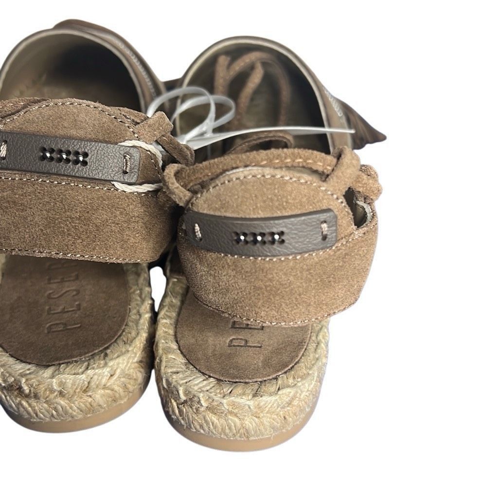 Loro Piana NIB Peserico Beige Suede Espadrilles Size US 6.5 / IT 36.5 - 13 Thumbnail