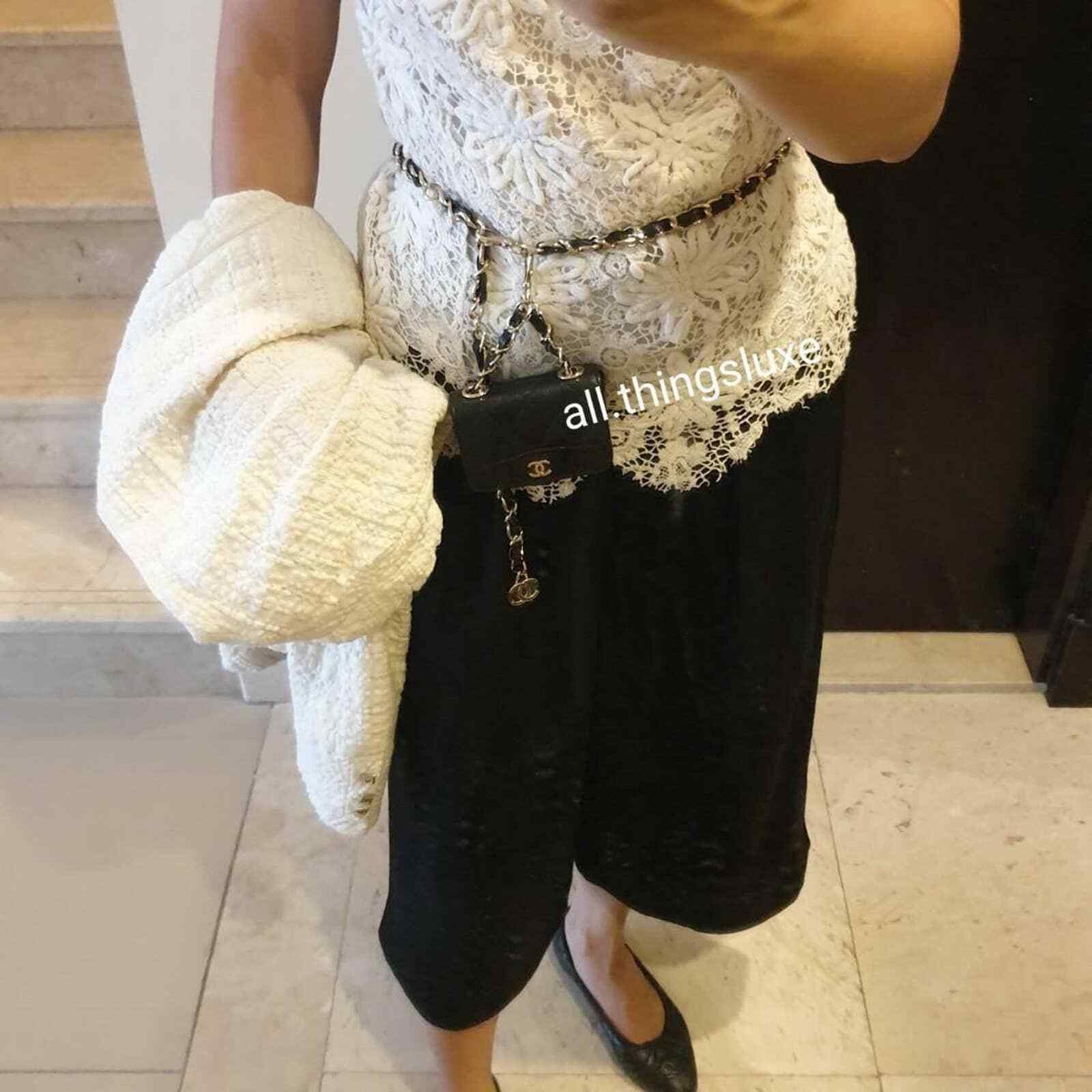 Chanel Chanel Mini Chain Classic Gold Card Belt Waist Necklace Bag Size ONE SIZE - 6 Thumbnail