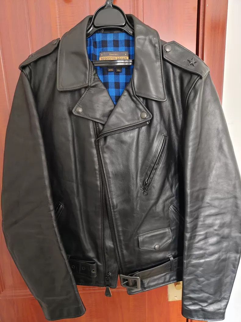 Schott Schott Motorcycle leather coat Size US XL / EU 56 / 4 - 1 Thumbnail