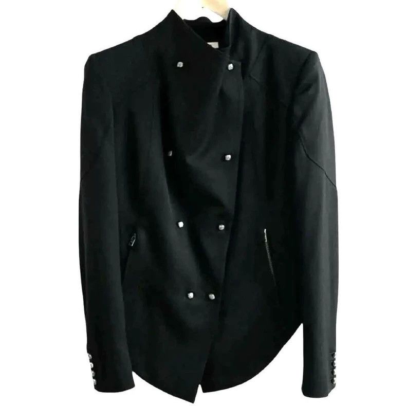 Helmut Lang HELMUT LANG size2 Irregularly shaped jacket coat Size M / US 6-8 / IT 42-44 - 1 Thumbnail