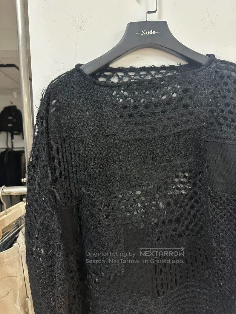 Junya Watanabe Junya Watanabe Mohair Destroyed Sweater Size S / US 4 / IT 40 - 3 Thumbnail