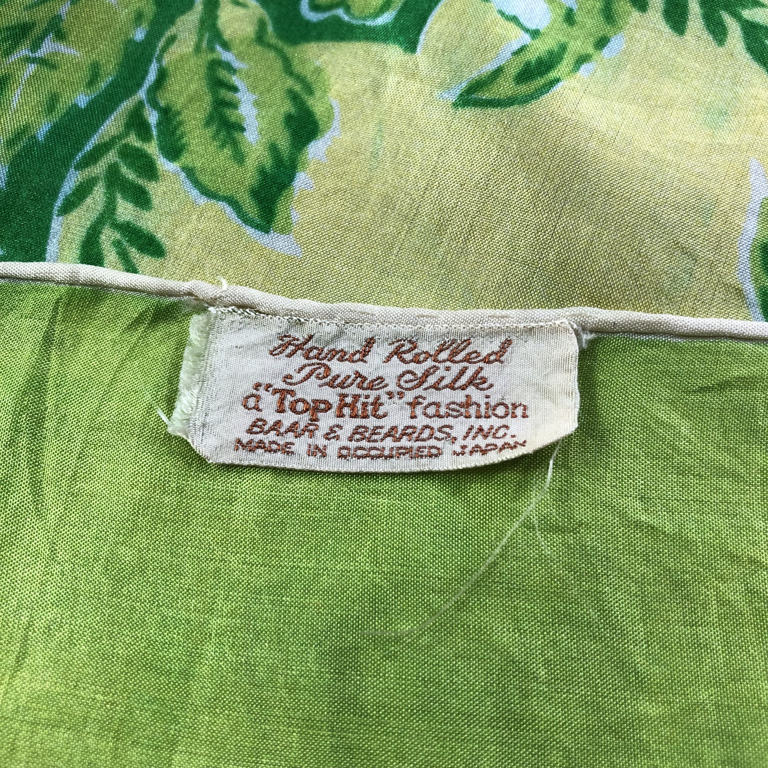 Vintage Vintage Luxury Floral Hand Rolled Silk Scarf M950 Size ONE SIZE - 4 Thumbnail