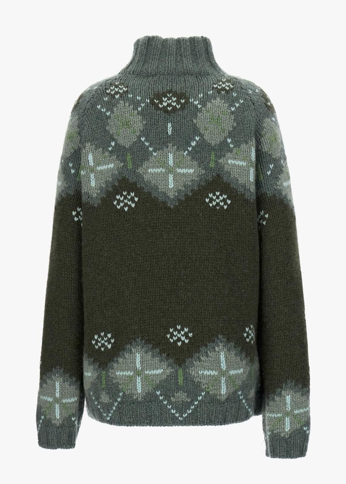 Loro Piana o1srvl11e0125 Deer Valley Turtleneck Sweater in Multicolor Size L / US 10 / IT 46 - 2 Thumbnail