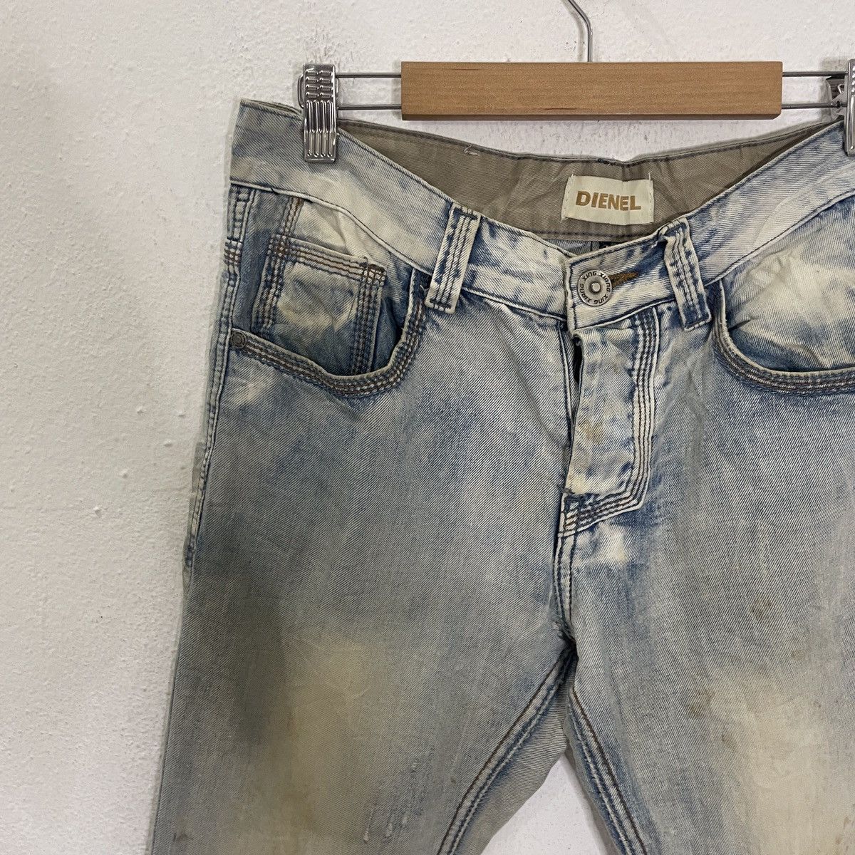 Diesel Vintage Dienel Distressed Denim Jeans Size 31" - 3 Thumbnail