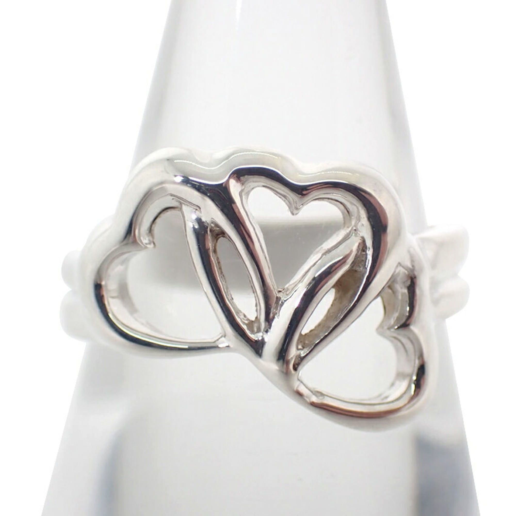 TIFFANY 925 Triple Heart Ring size 9