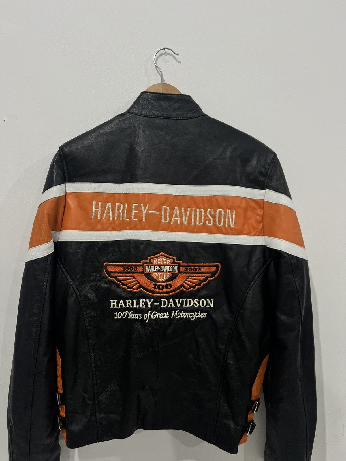 Harley Davidson × Vintage 🩸RARE🩸Harley Davidson Vintage Leather Jacket Size US M / EU 48-50 / 2 - 9 Thumbnail