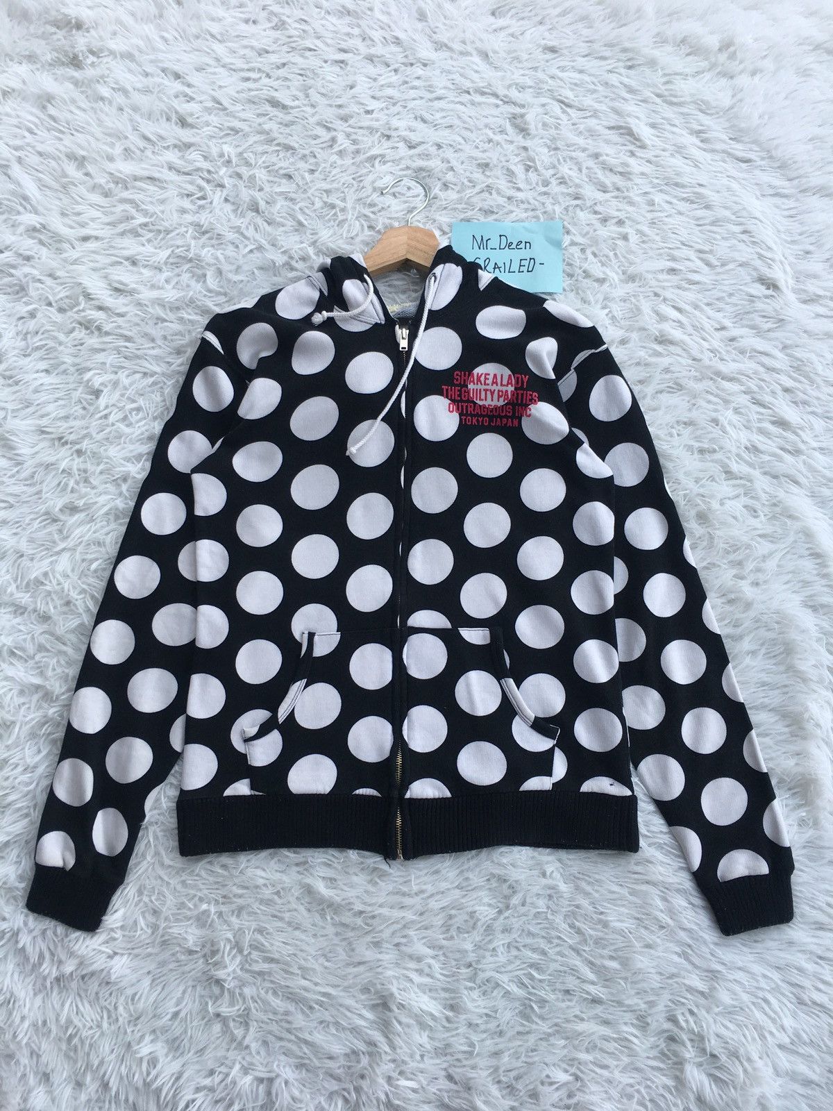 Wacko Maria Rare The Guilty Party Wacko Maria Polka Dots Hoodie Sweater Size S / US 4 / IT 40 - 1 Thumbnail