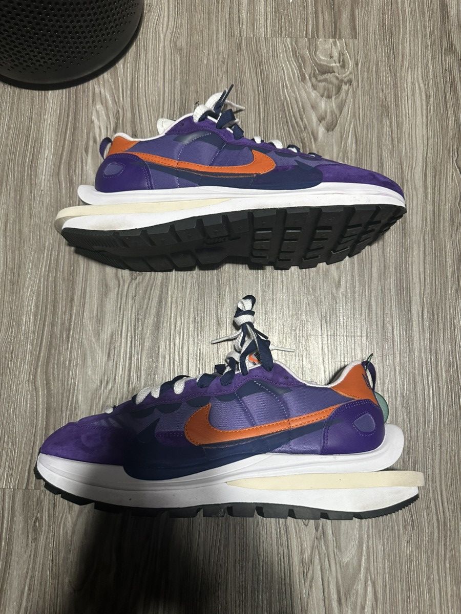 image of Nike Vaporwaffle Sacai Dark Isis Shoes in Purple, Men's (Size 11)