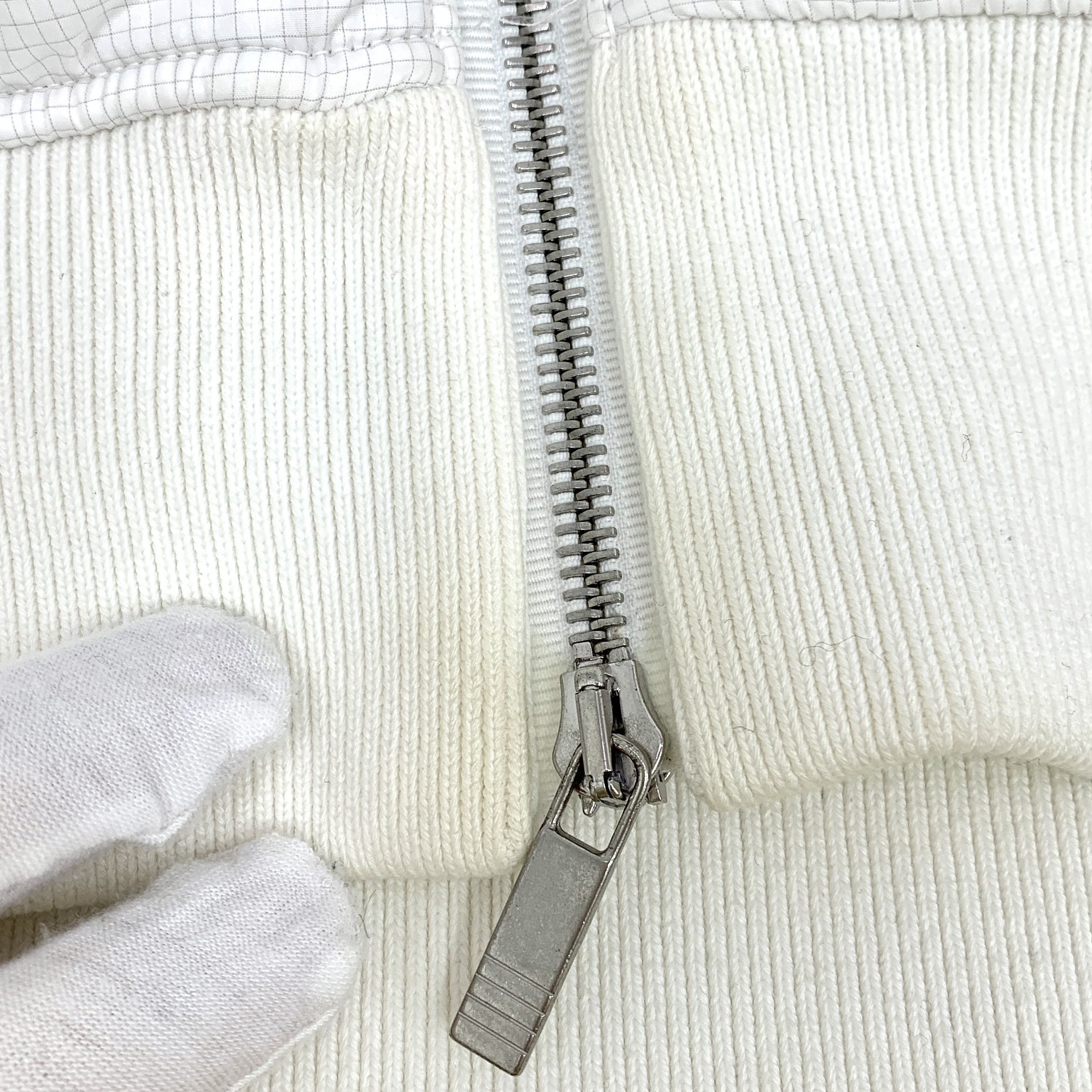 Thom Browne B级 AW0945 汤姆布朗 THOM BROWNE 白色彩条纹棉质立领拉链长袖卫衣夹克外套 0 XS码 95新 泛黄 Size US XS / EU 42 / 0 - 3 Thumbnail