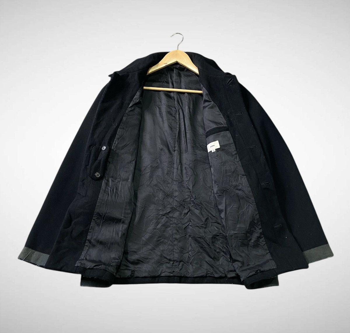 Sophnet. 🔥🔥 Vintage Sophnet Hidden Buttons Wool Jacket (Zip Riri) Size US L / EU 52-54 / 3 - 4 Thumbnail